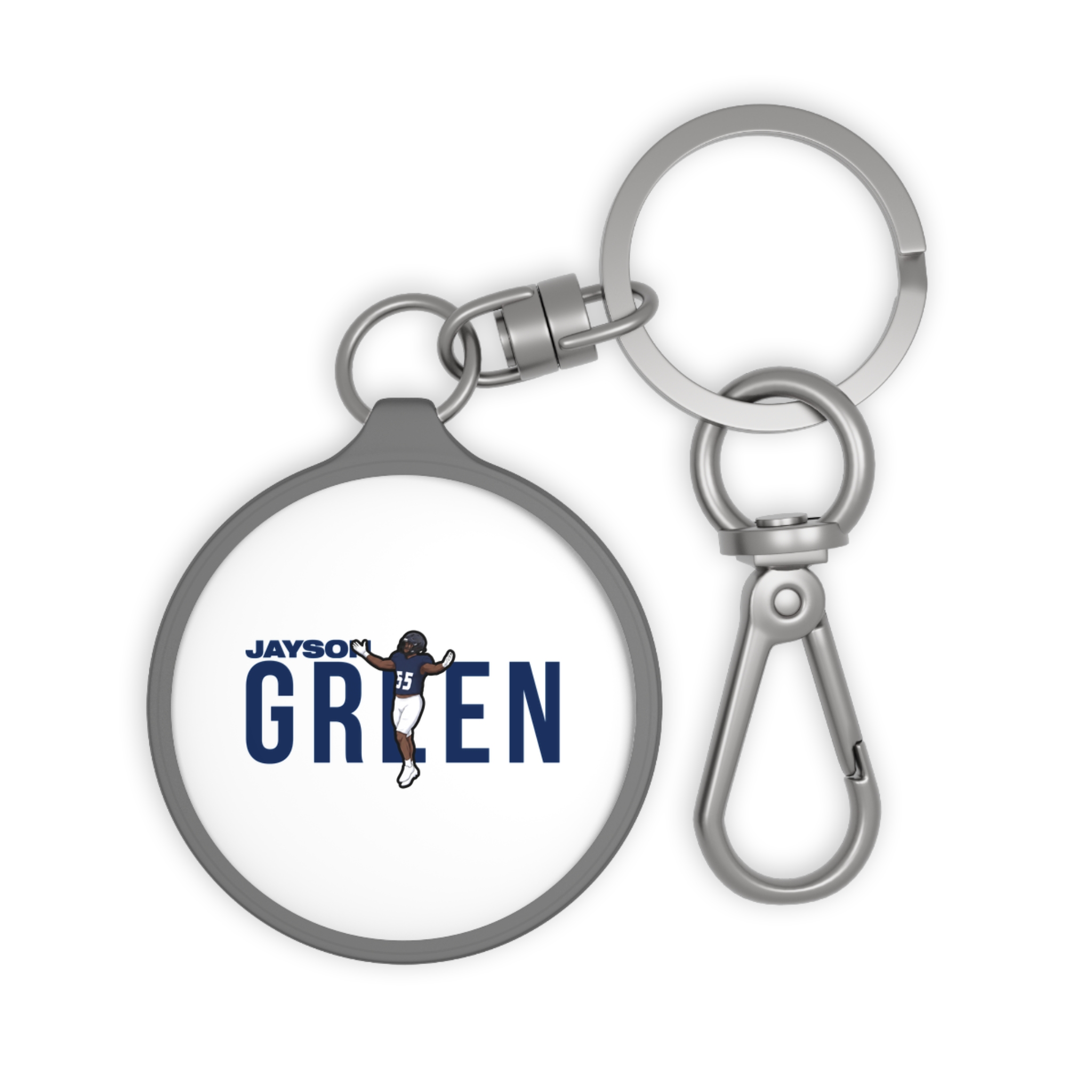 Keychain — character_player_name in Grey