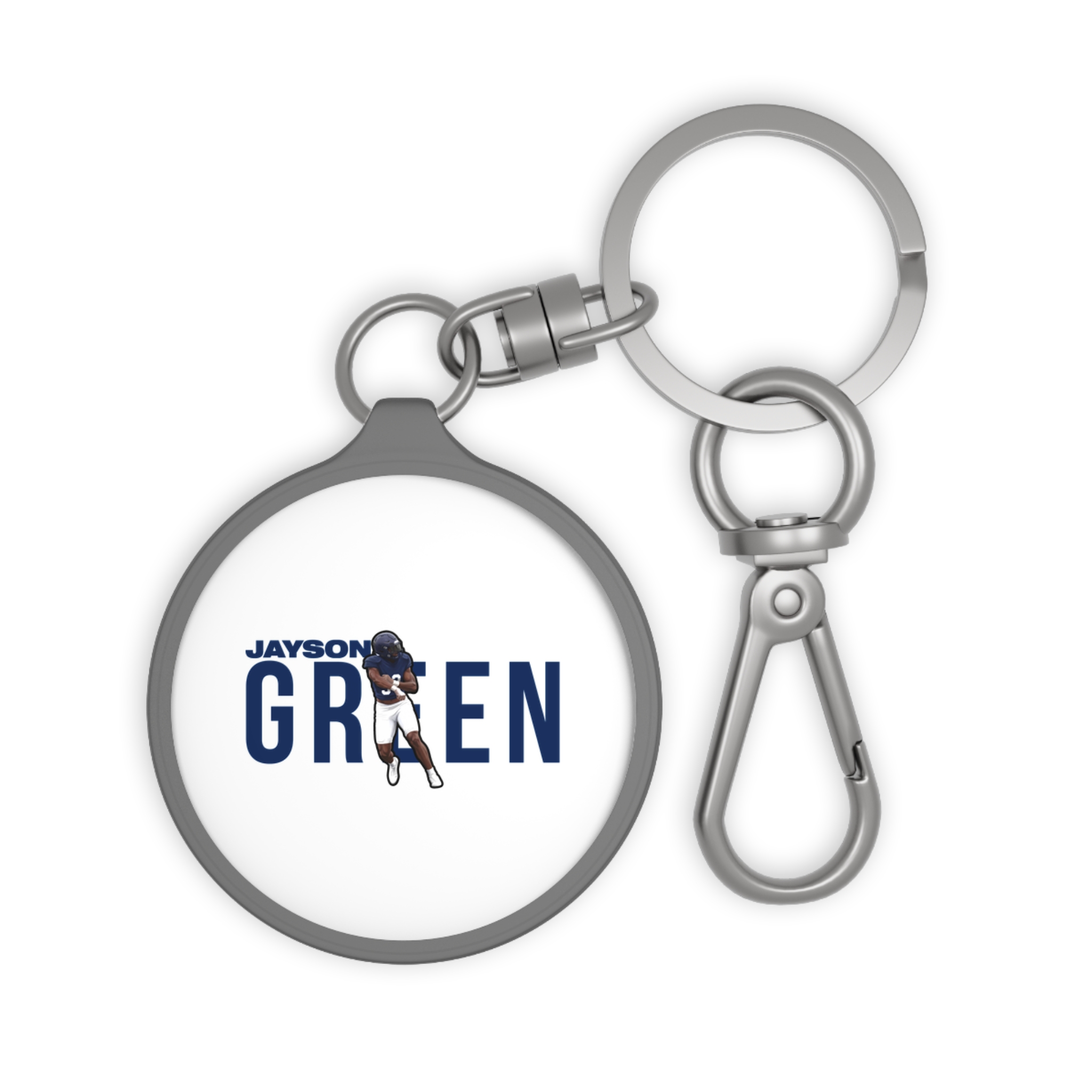 Keychain — character_player_name in Grey