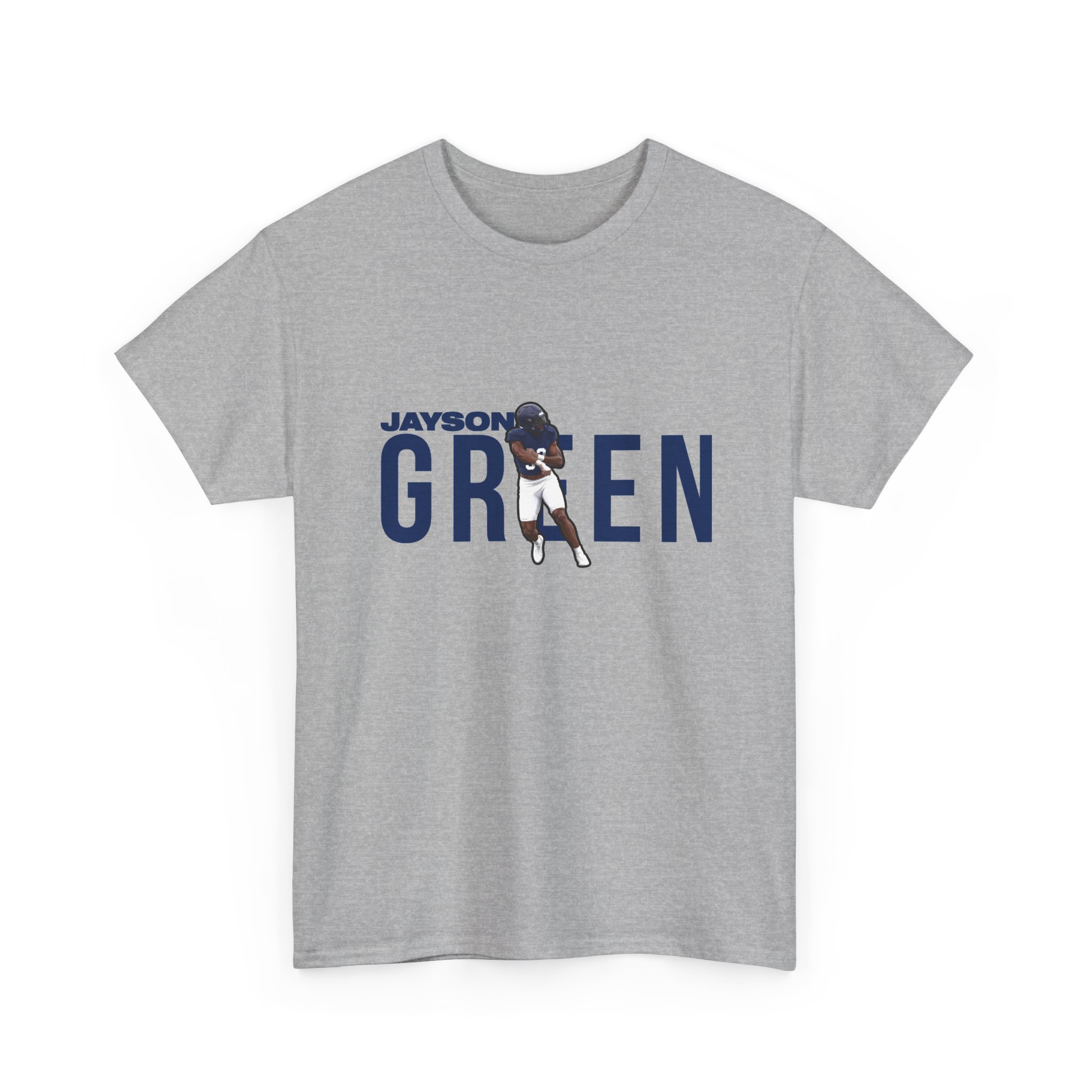 Tee — character_player_name in Grey