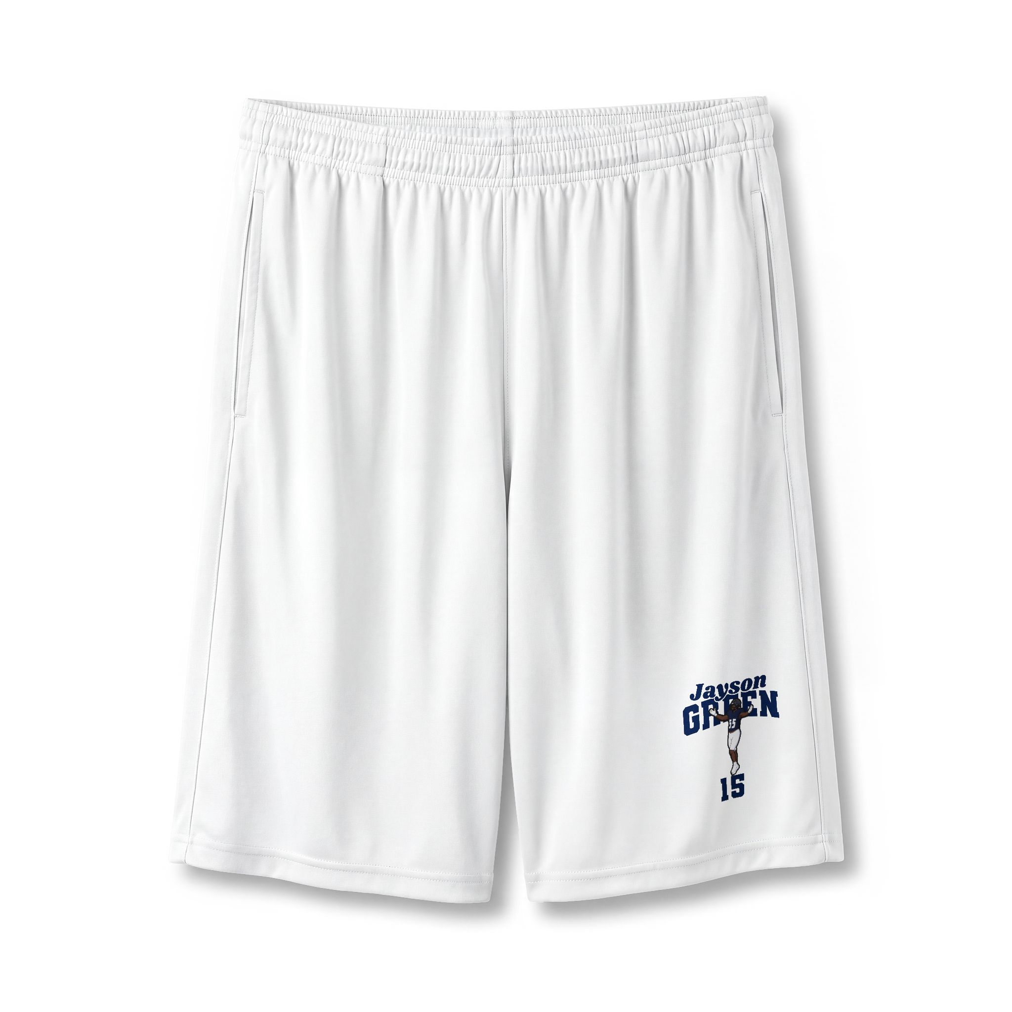 Shorts — character_signature_arch in White