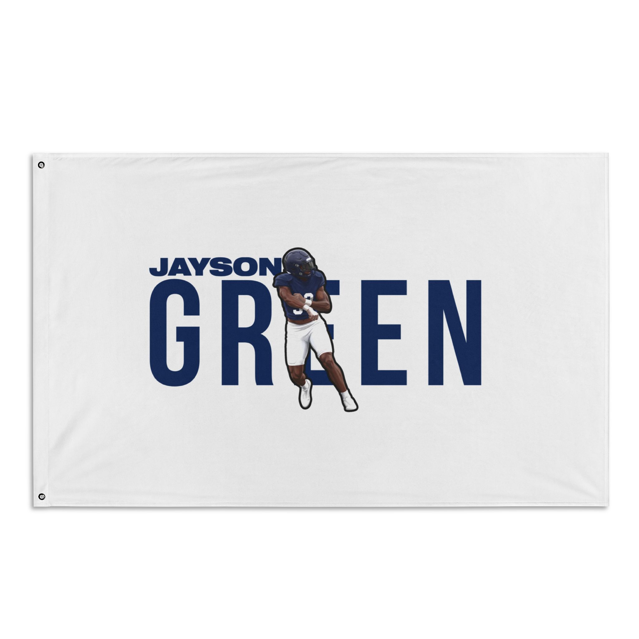 Flag (35 × 56 in) — character_player_name in Classic