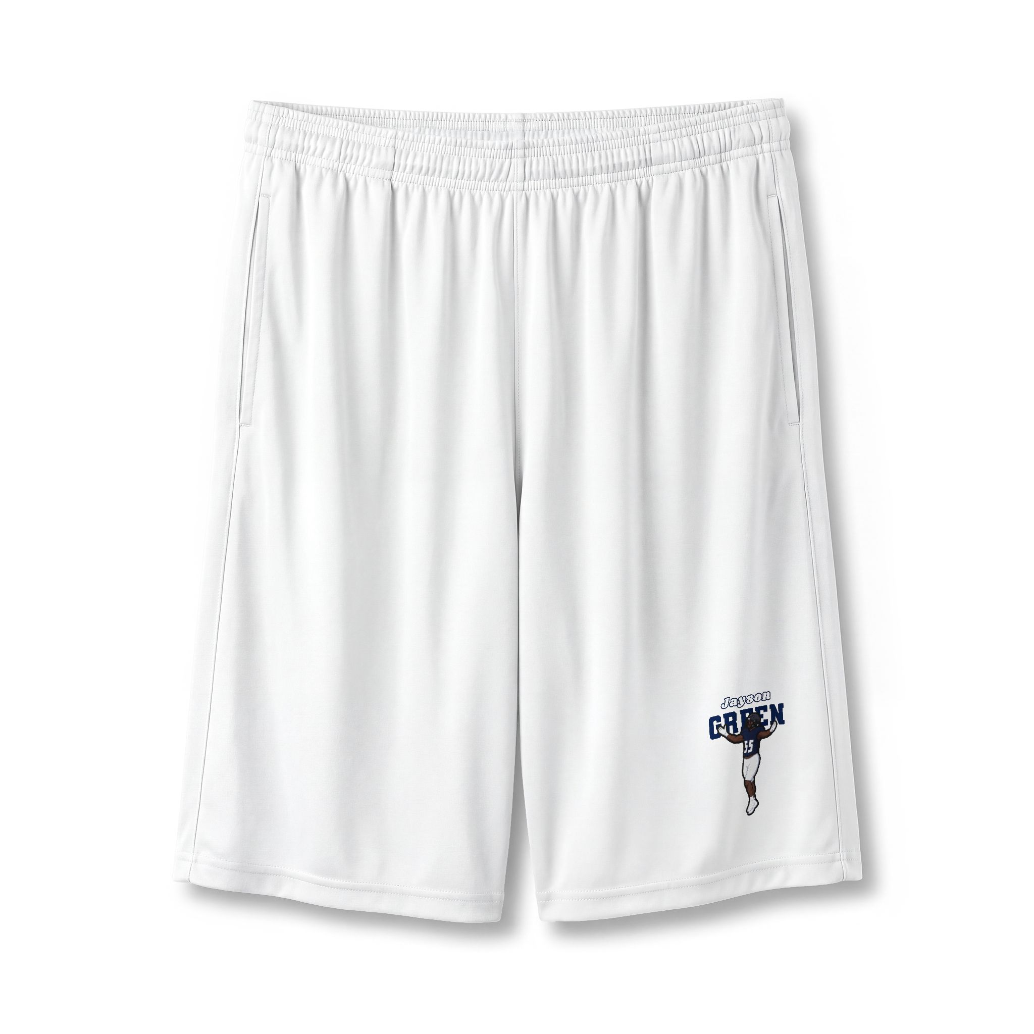 Shorts — character_name_arch in White