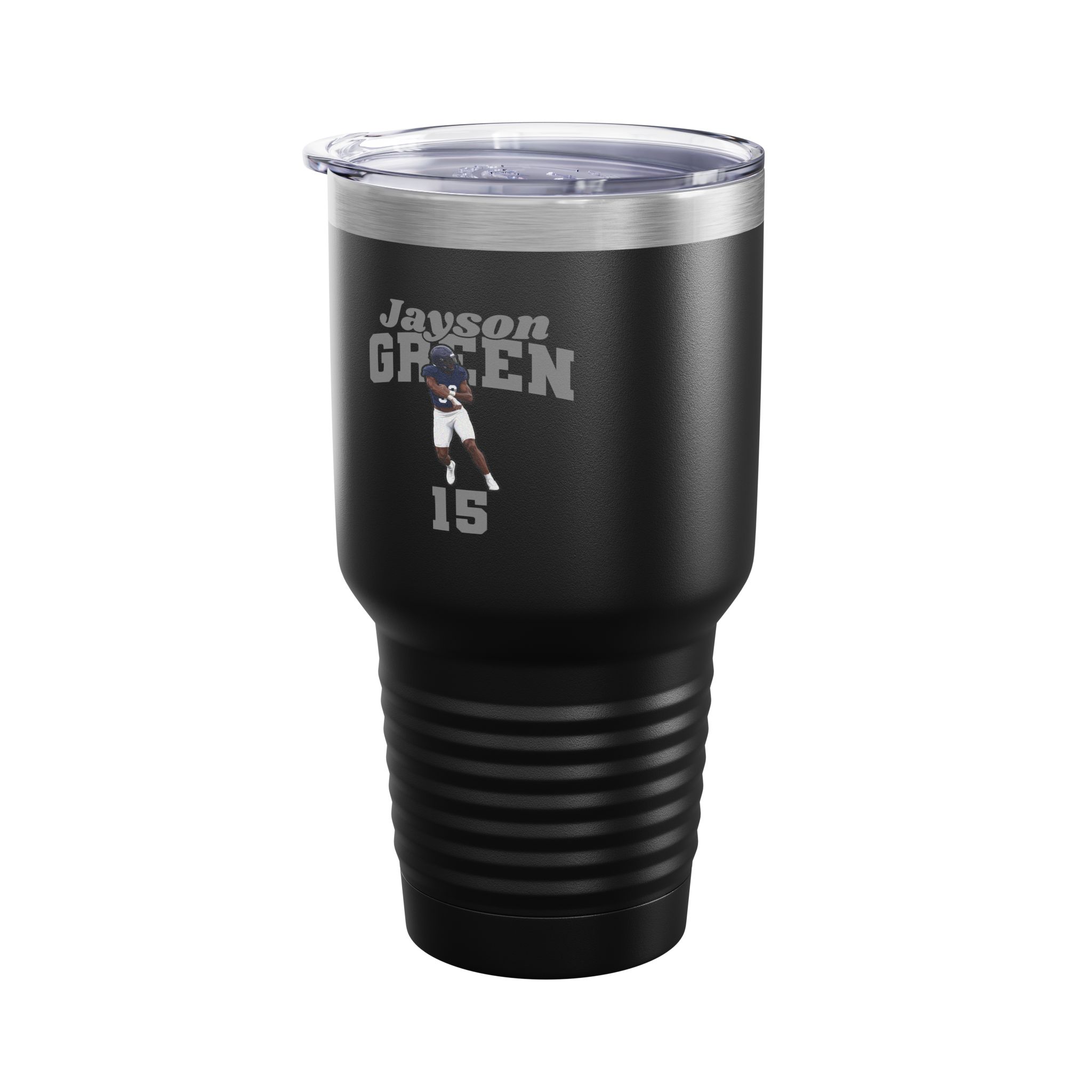 30oz Tumbler — character_signature_arch in Black