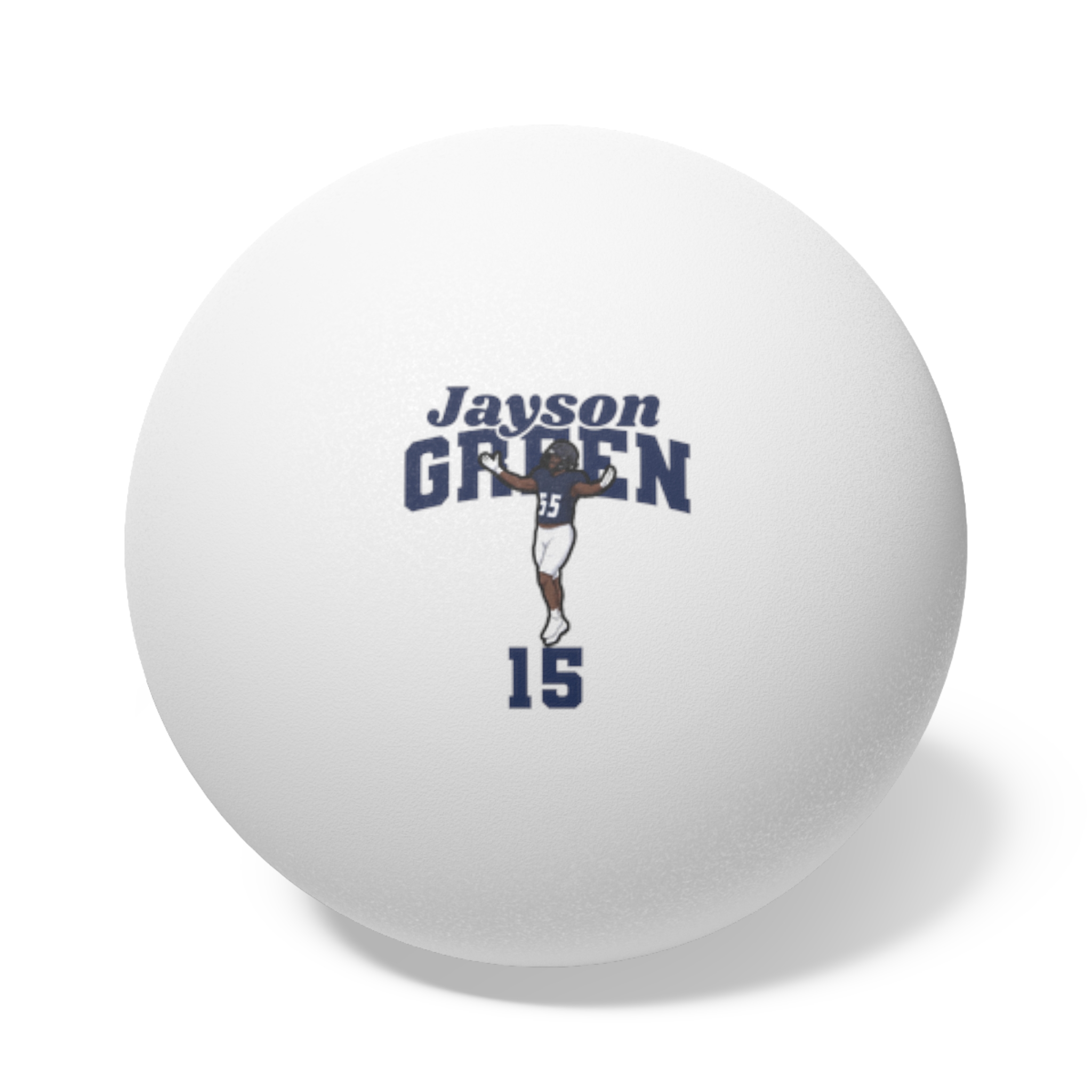 Ping Pong Balls, 6 pcs — character_signature_arch in White