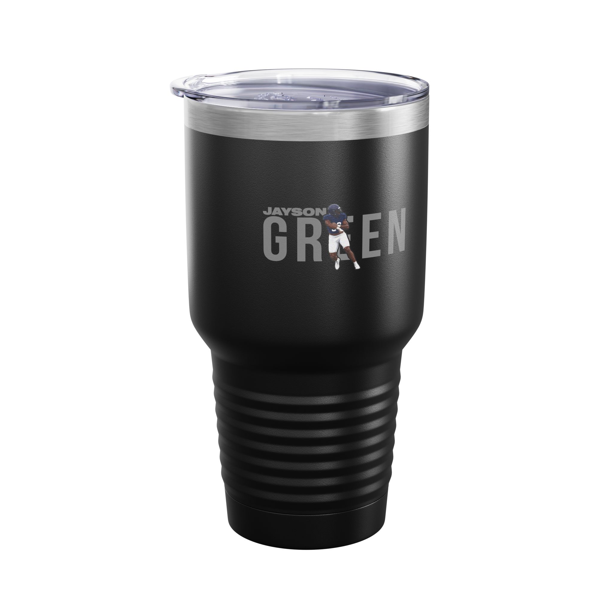 30oz Tumbler — character_player_name in Black