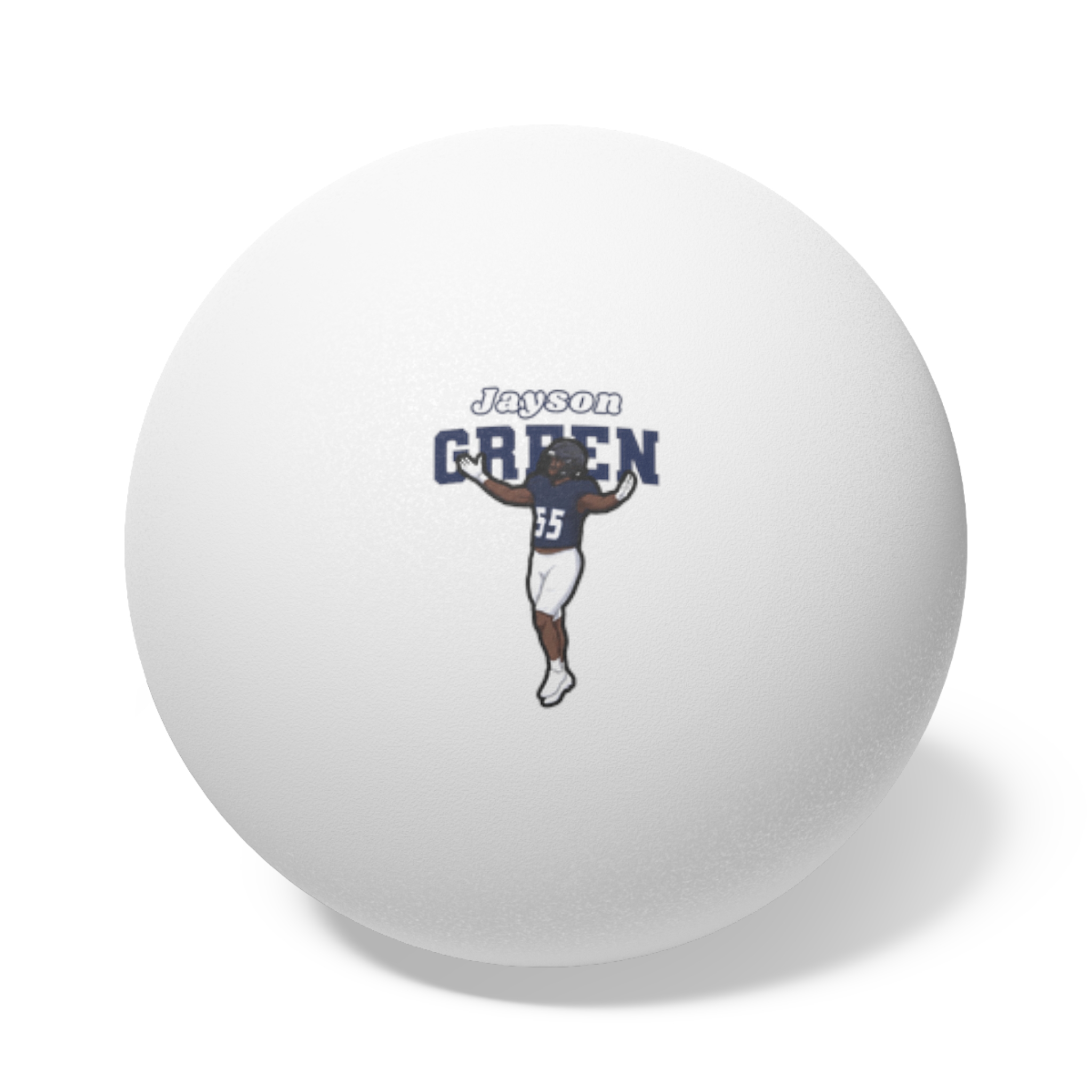 Ping Pong Balls, 6 pcs — character_name_arch in White
