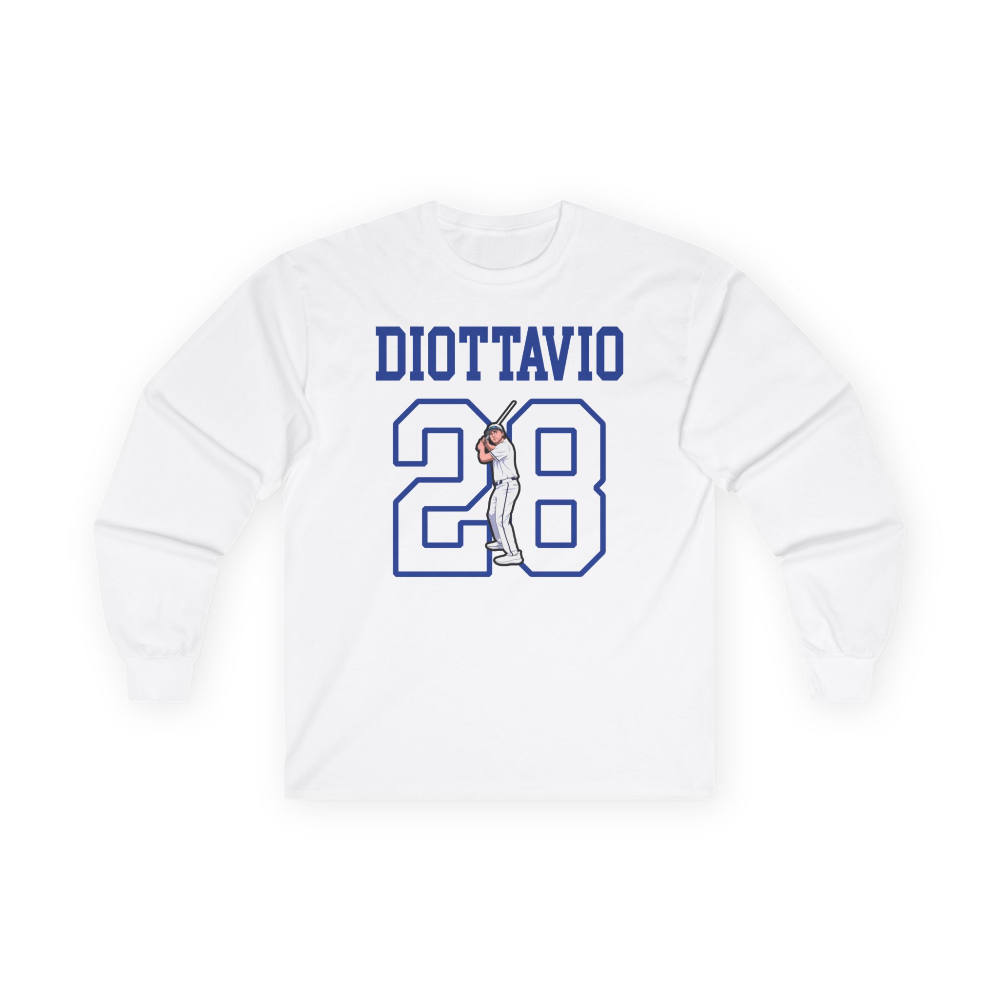 Long Sleeve Tee — character_shirsey in White