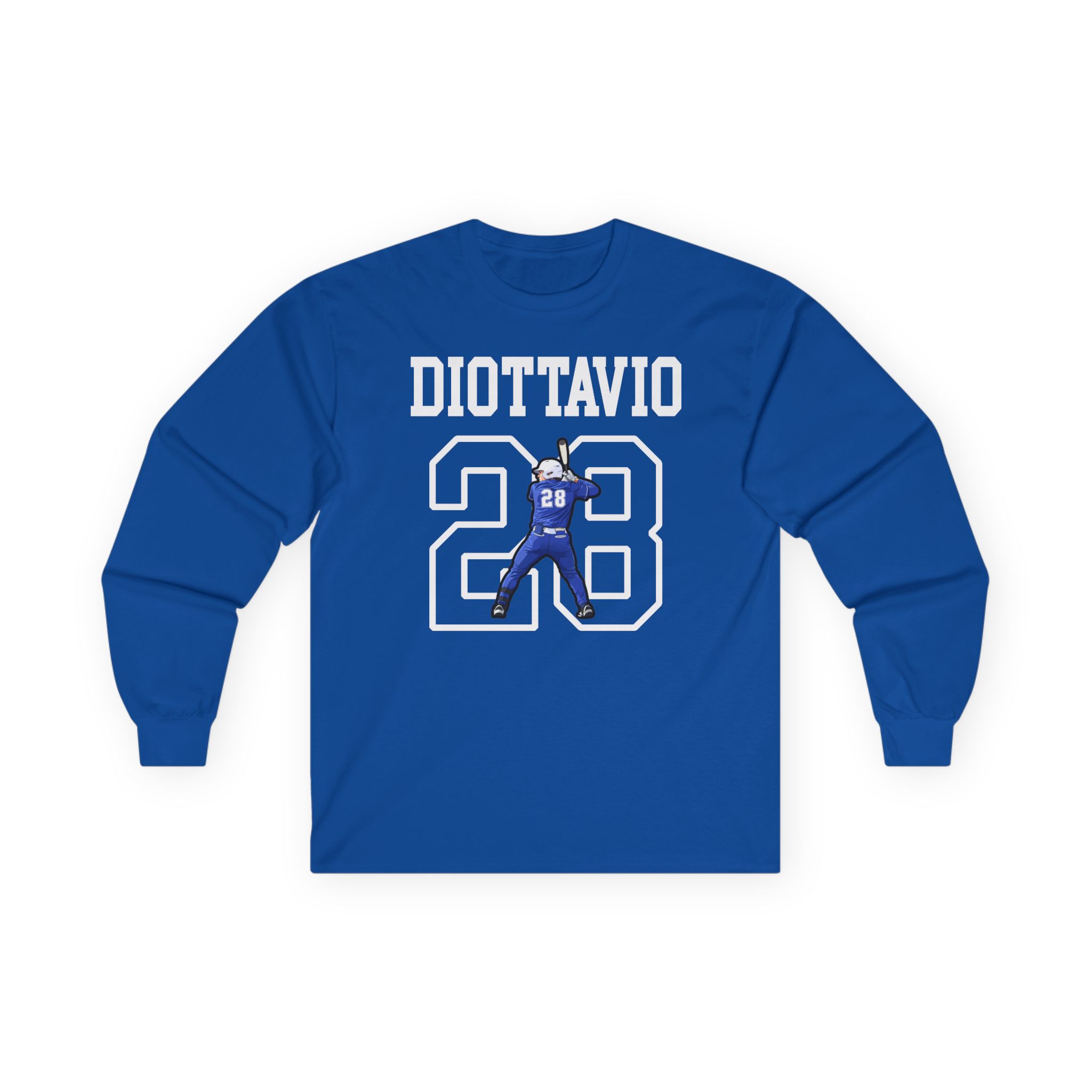 Long Sleeve Tee — character_shirsey in Royal