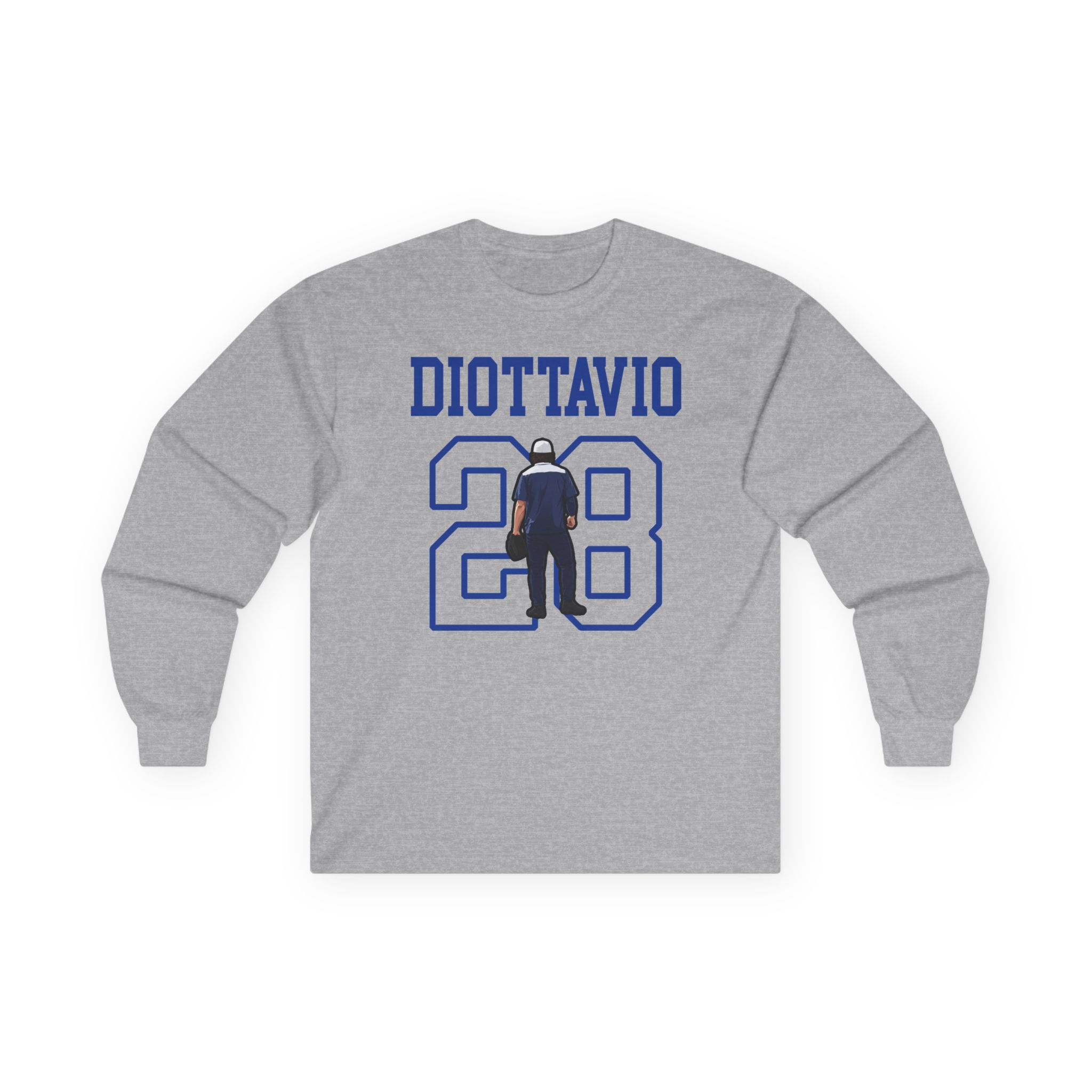 Long Sleeve Tee — character_shirsey in Grey