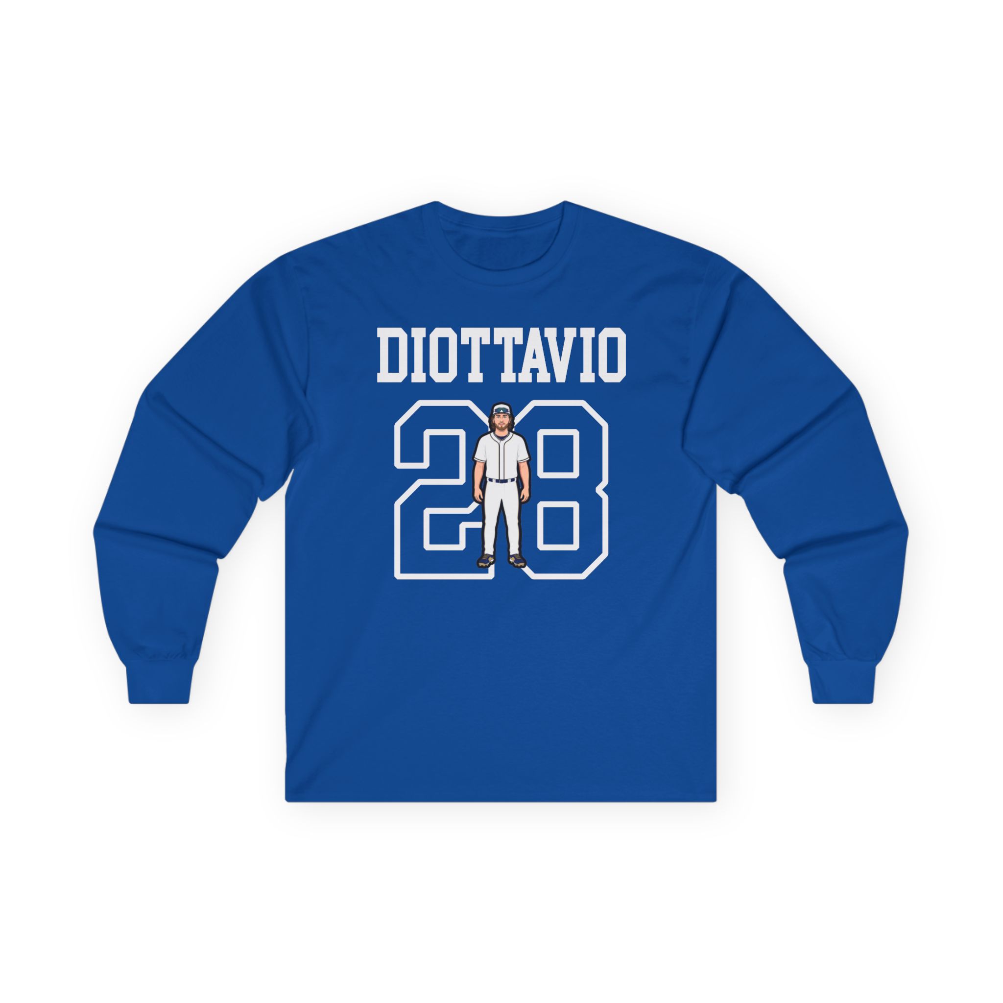 Long Sleeve Tee — character_shirsey in Royal