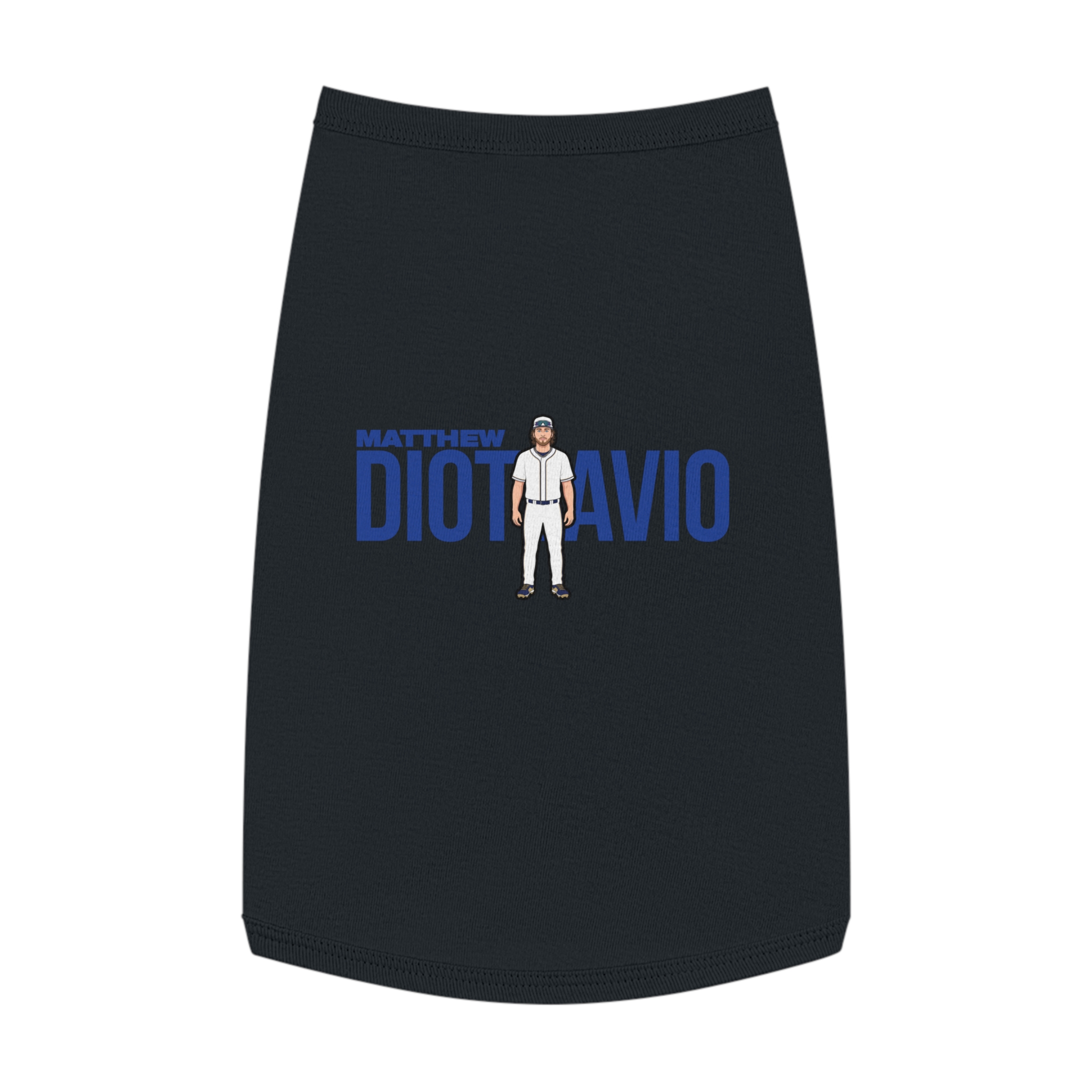 Pet Tank Top — character_player_name in Black