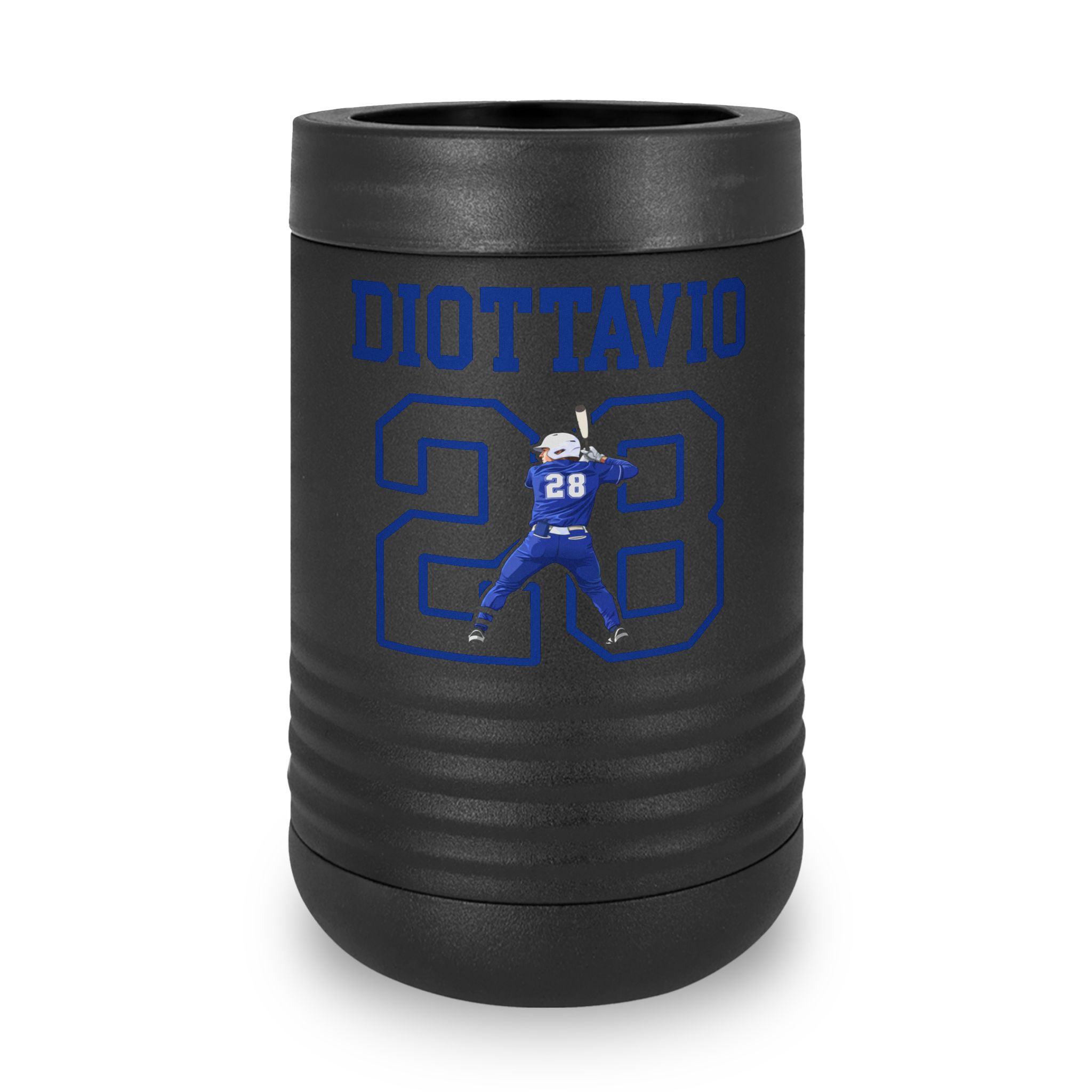 Stainless Can Cooler — character_shirsey in Black