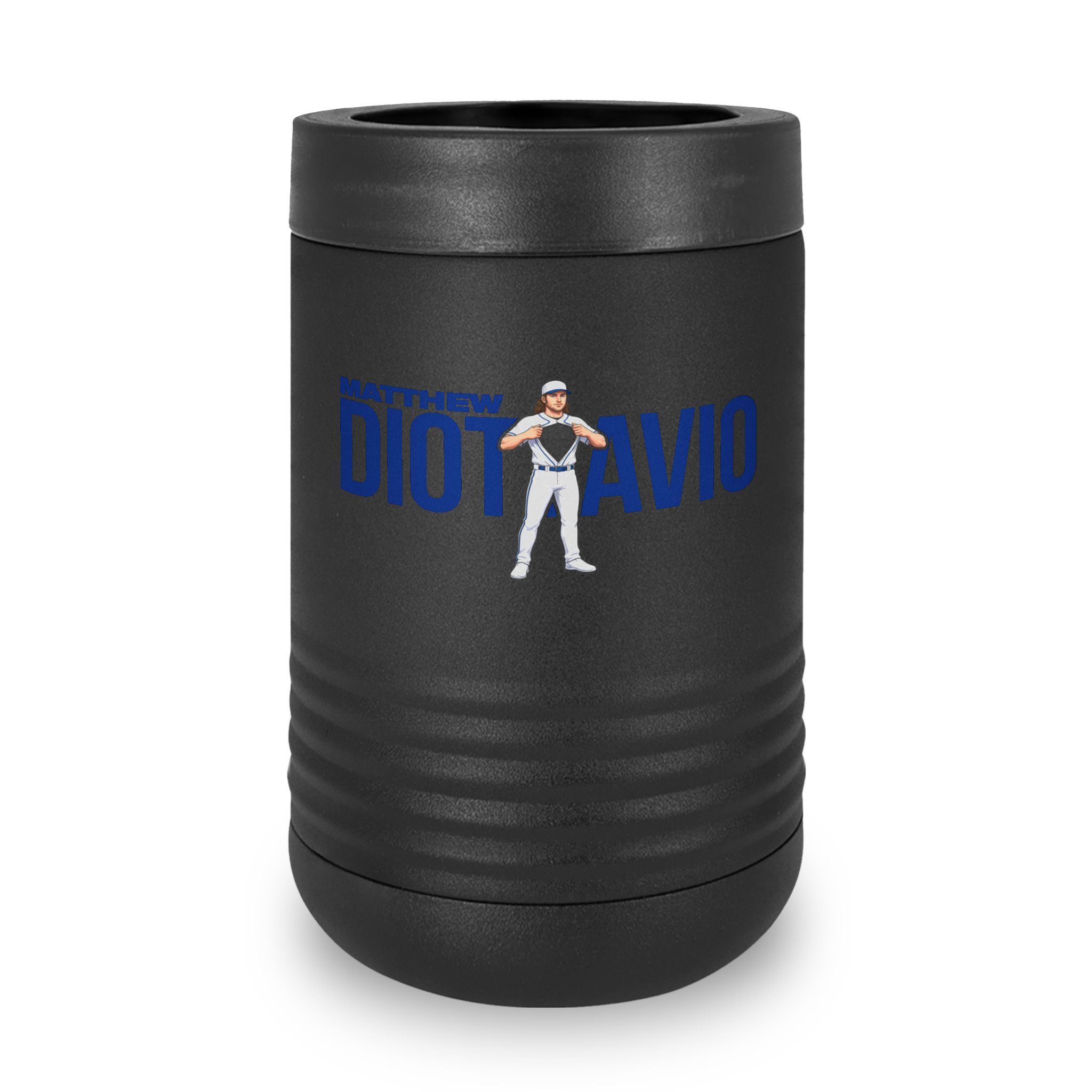 Stainless Can Cooler — character_player_name in Black