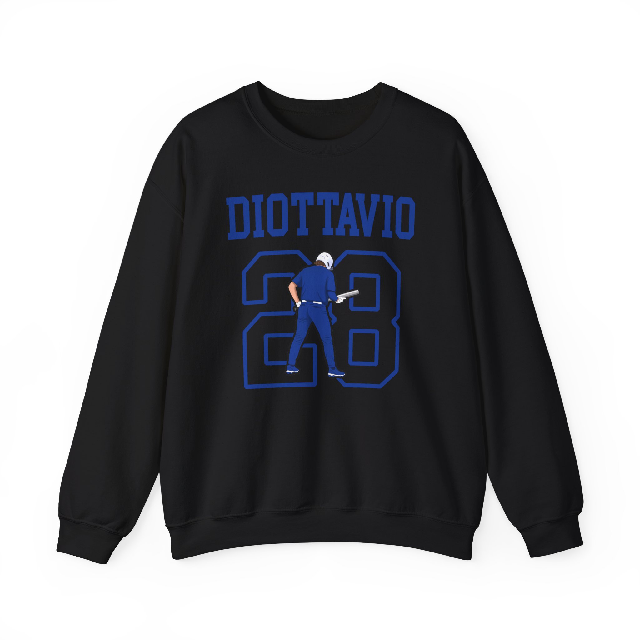 Crewneck Sweatshirt — character_shirsey in Black