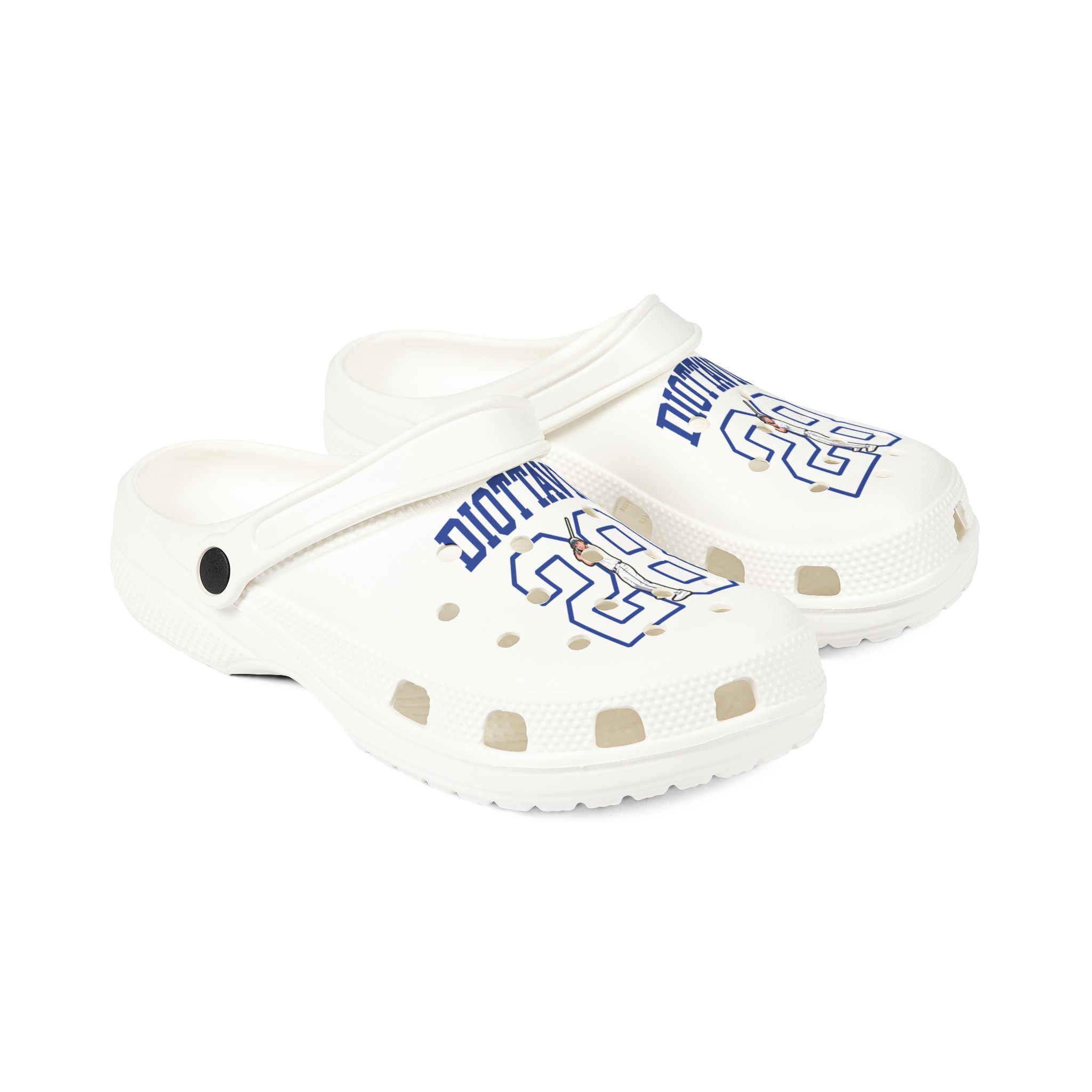 Rubber Clogs — character_shirsey in White