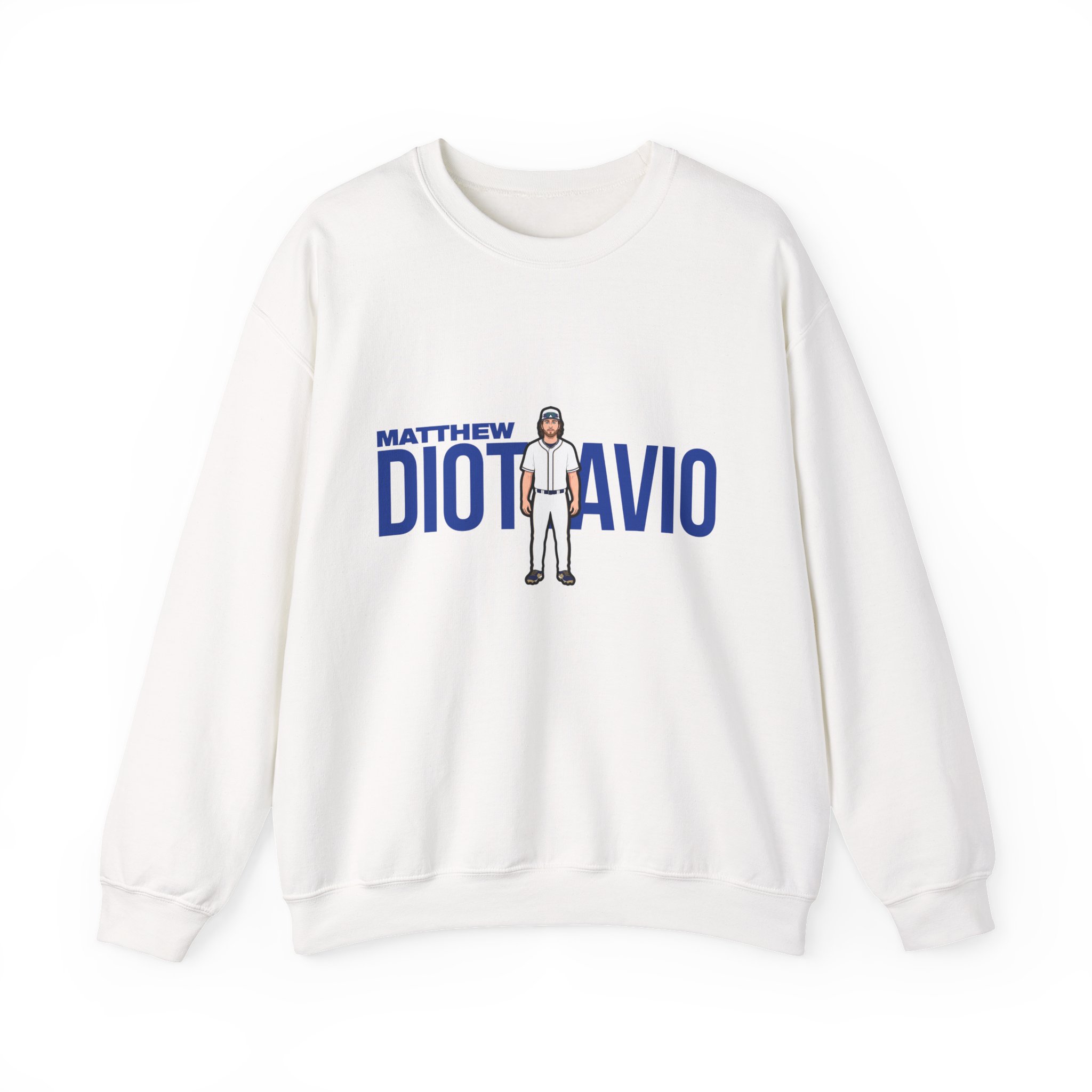 Crewneck Sweatshirt — character_player_name in White