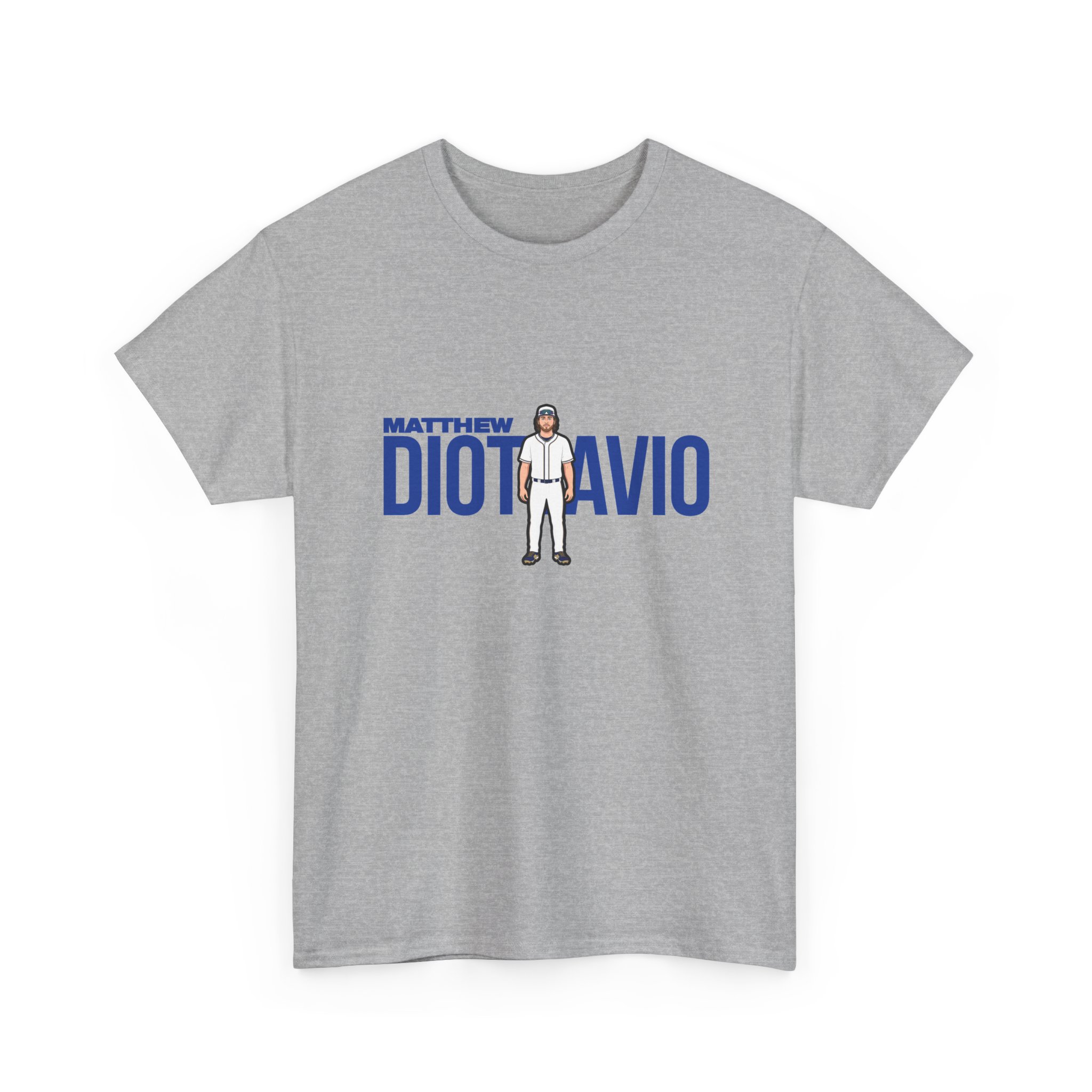 Tee — character_player_name in Grey