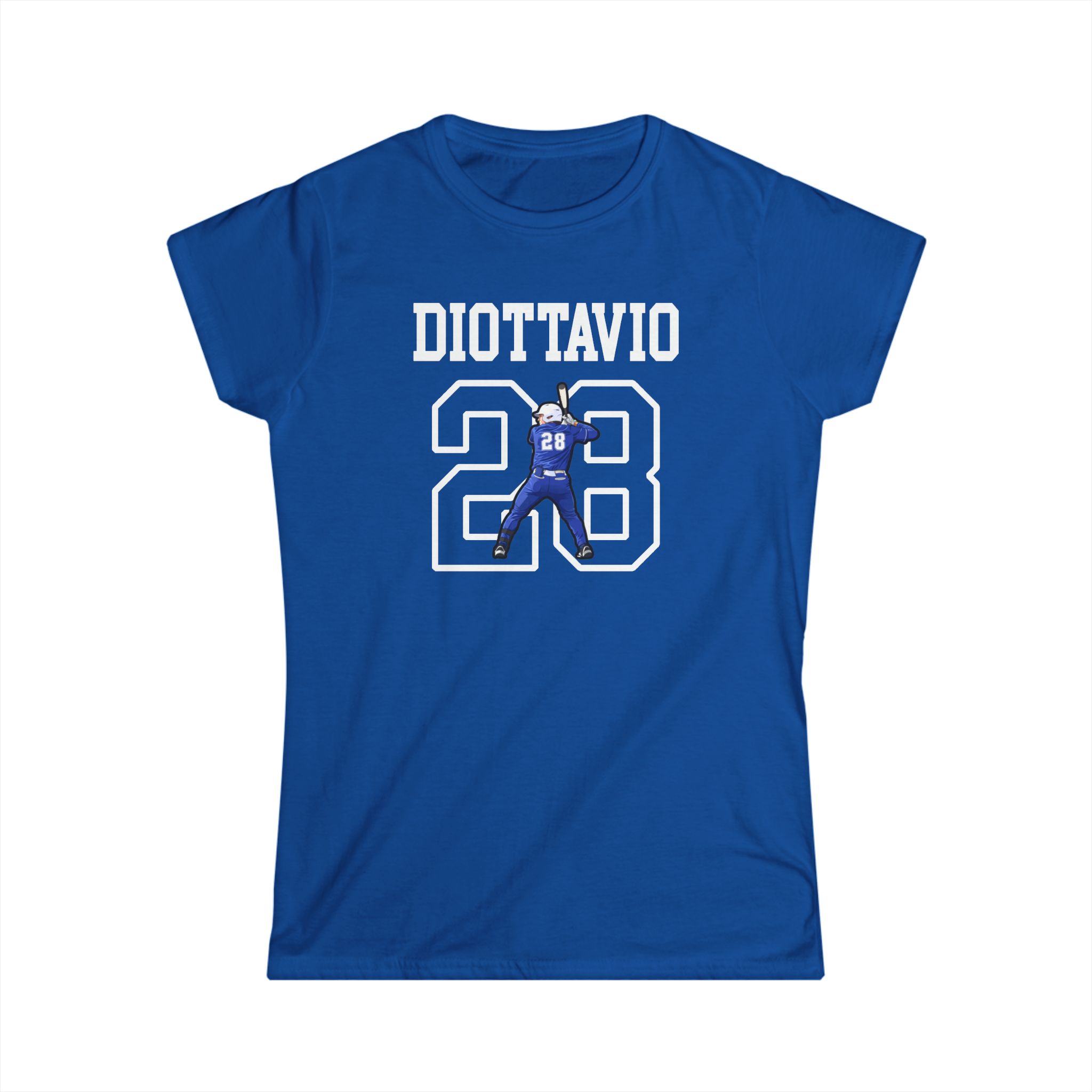 Women's Softstyle Tee — character_shirsey in Royal