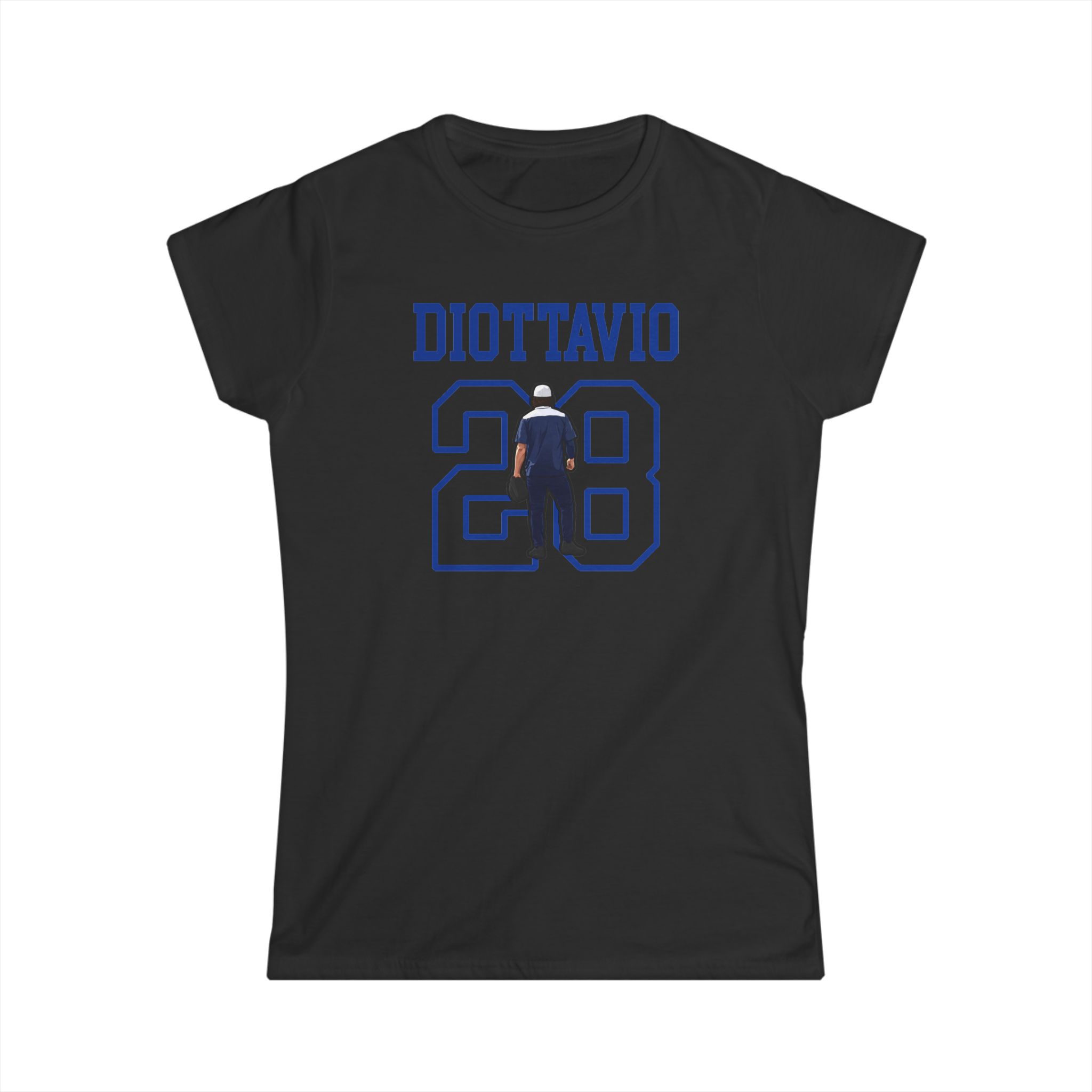 Women's Softstyle Tee — character_shirsey in Black