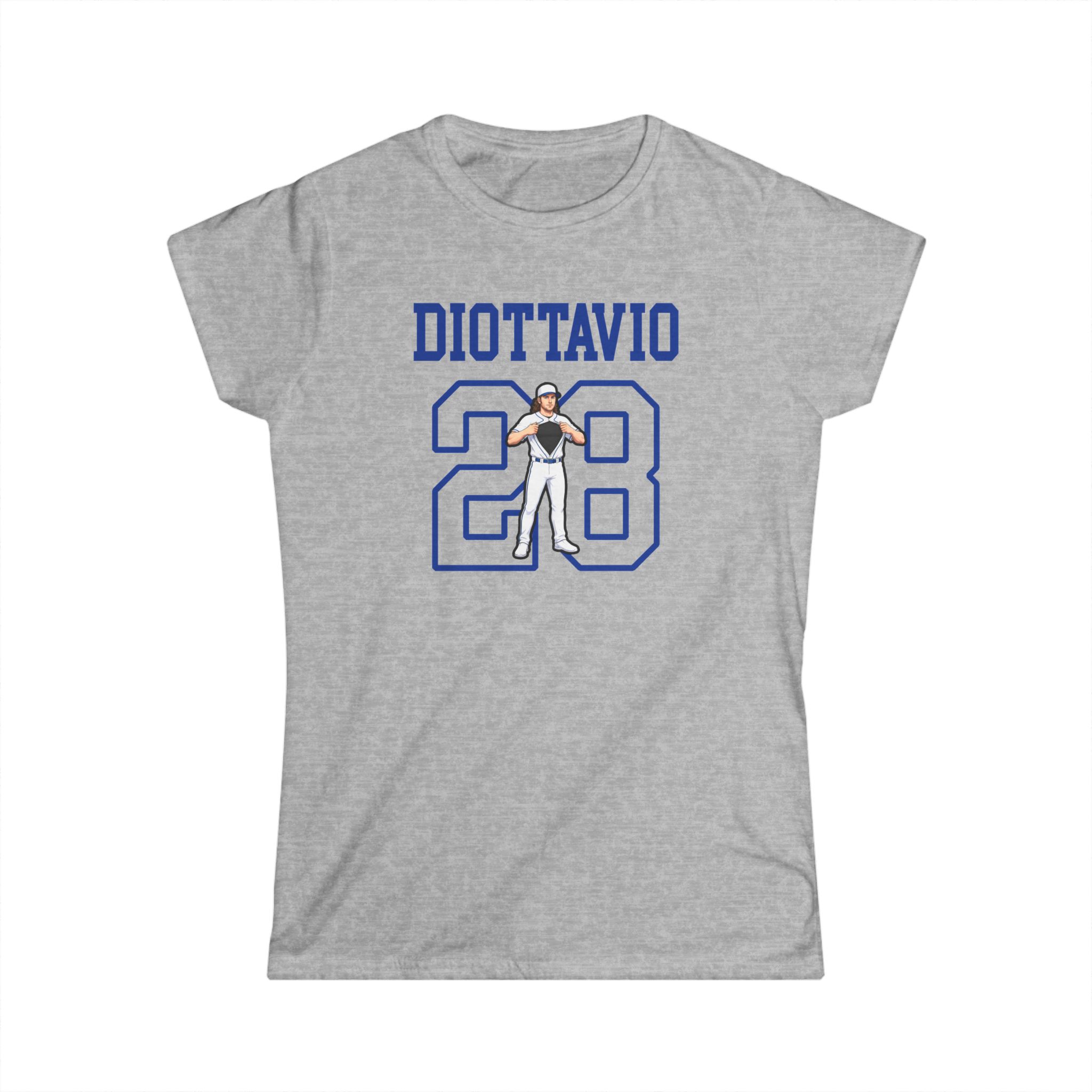 Women's Softstyle Tee — character_shirsey in Grey