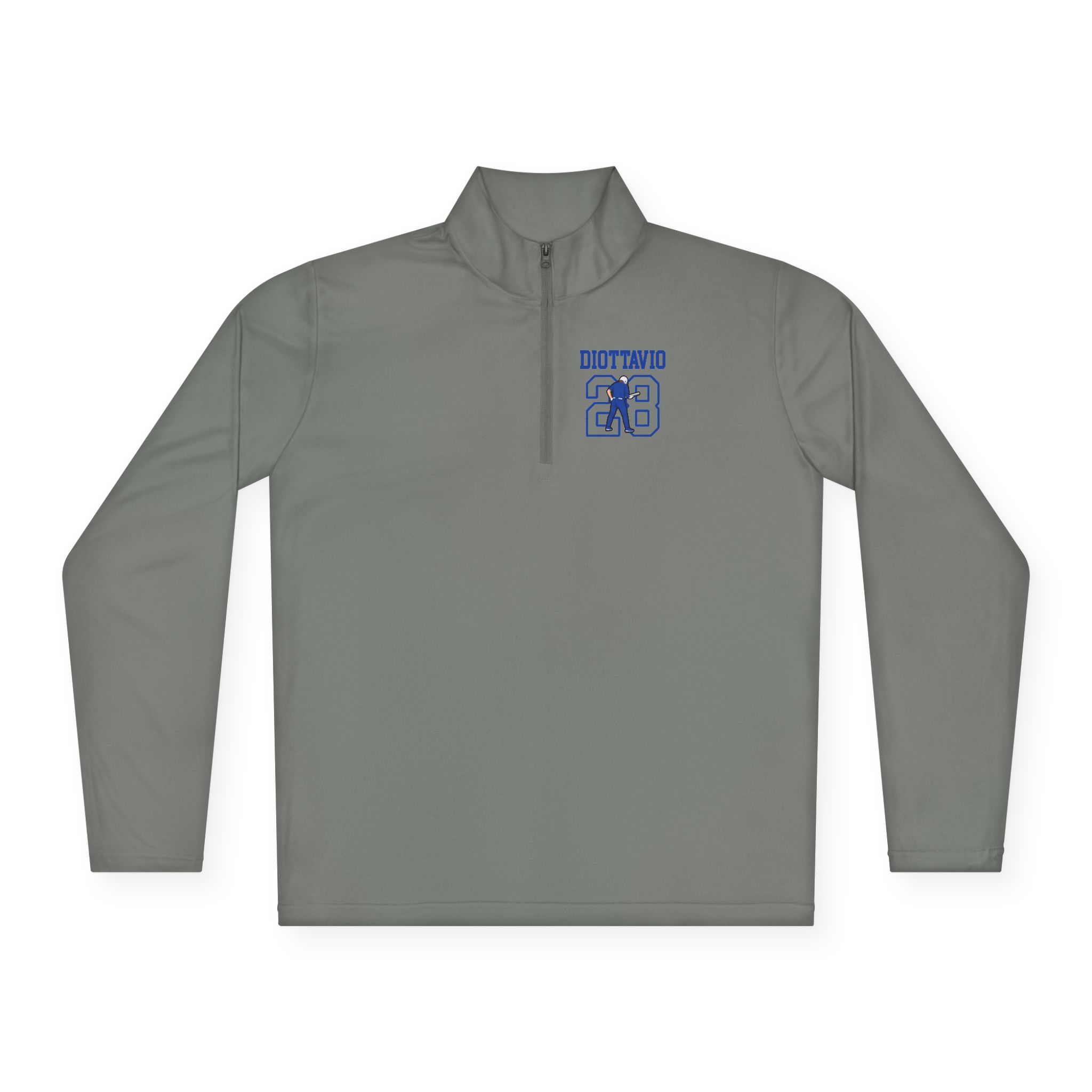 Q-Zip Pullover — character_shirsey in Grey