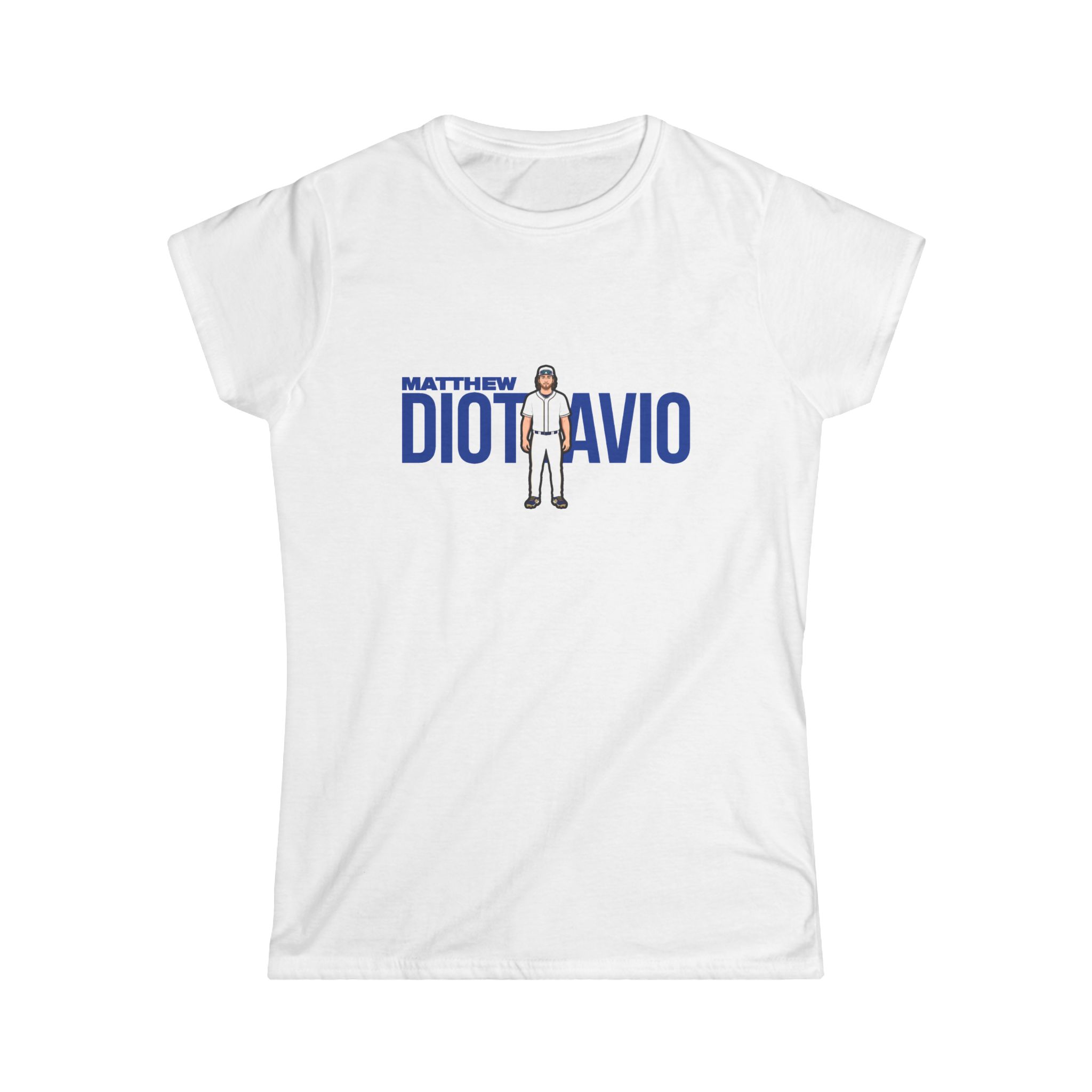 Women's Softstyle Tee — character_player_name in White