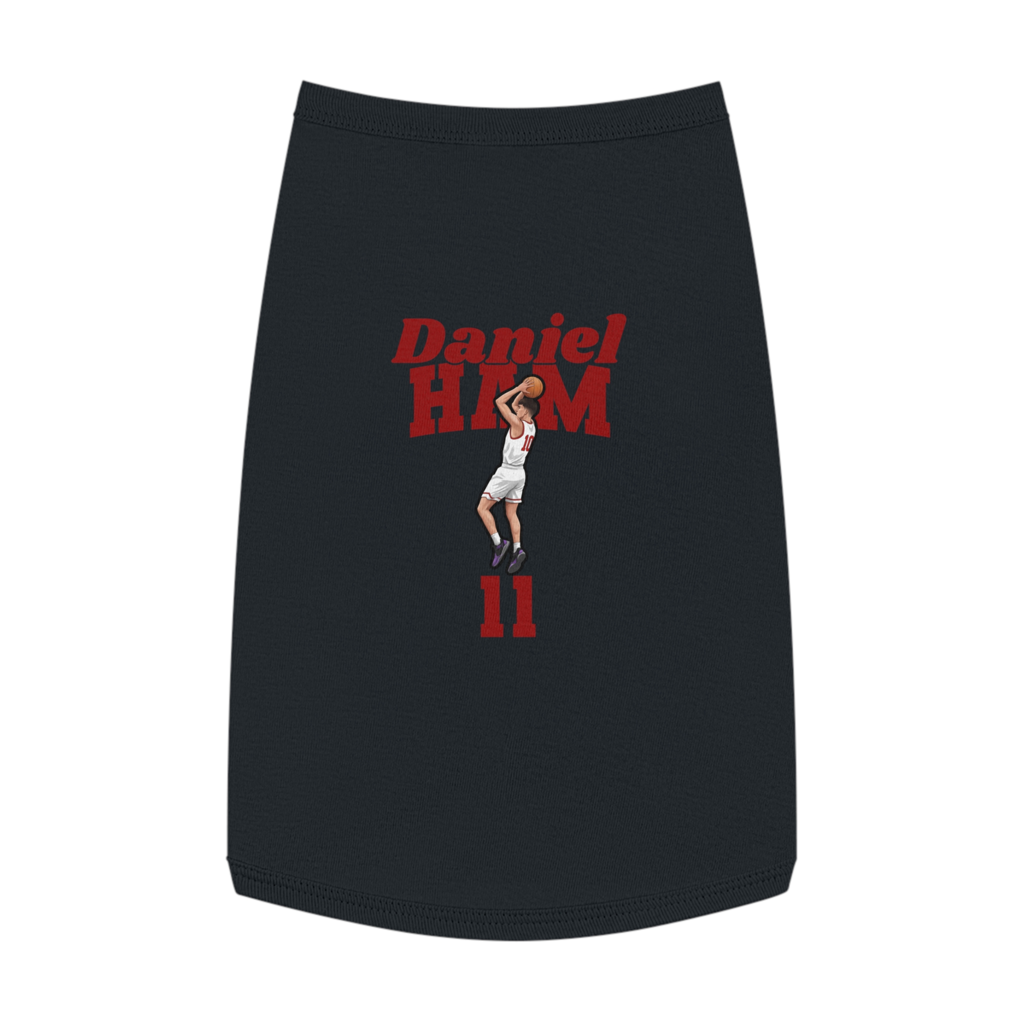 Pet Tank Top — character_signature_arch in Black