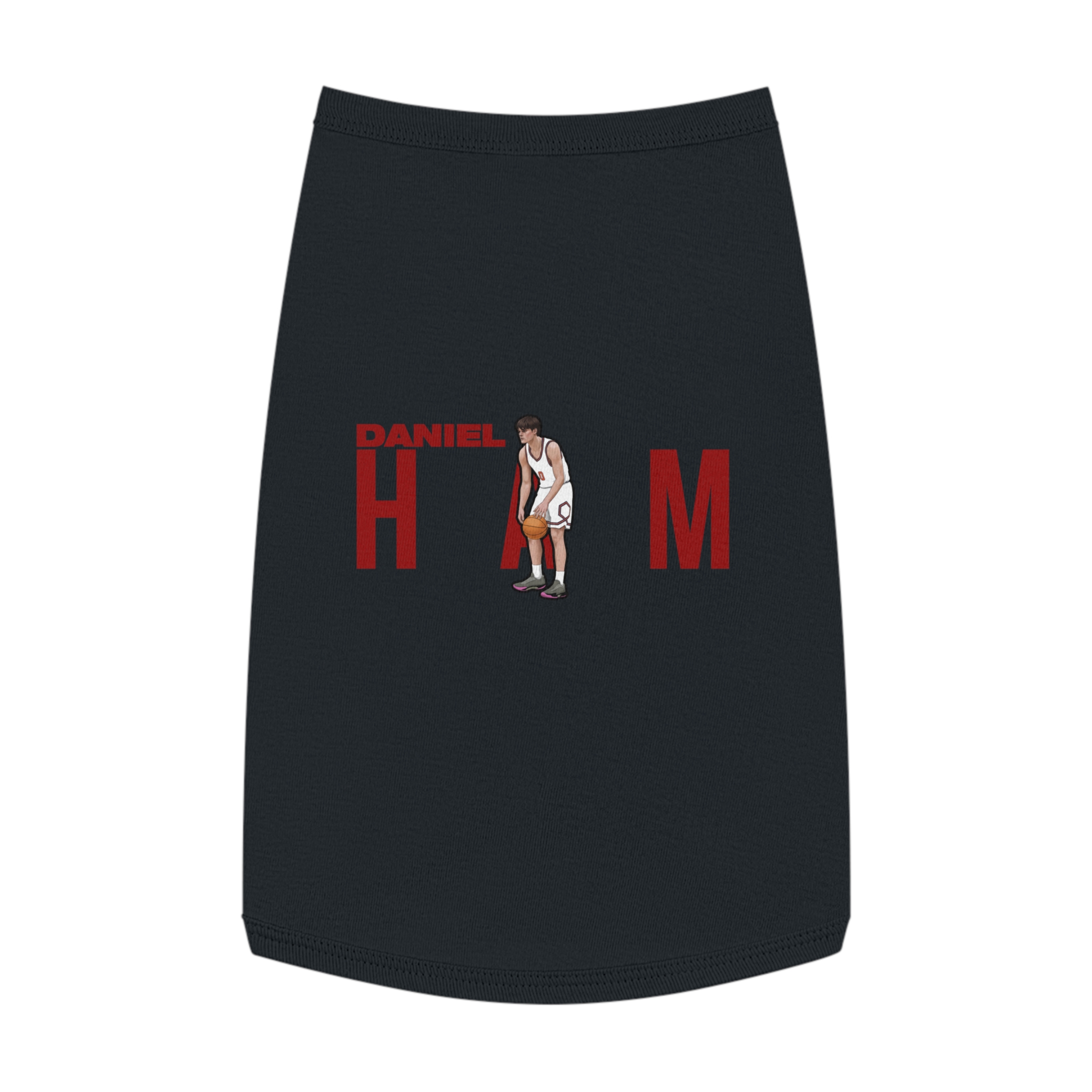 Pet Tank Top — character_player_name in White