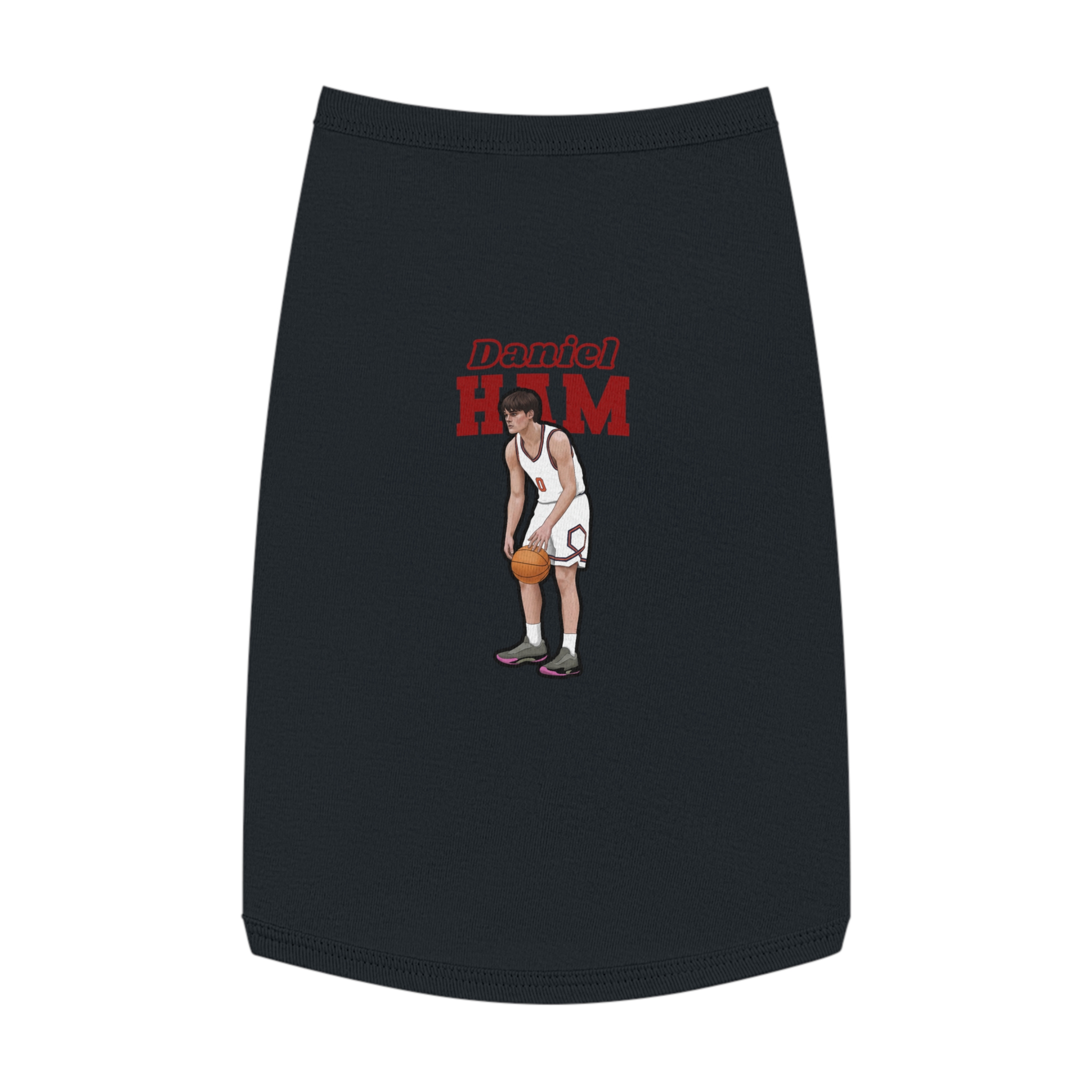 Pet Tank Top — character_name_arch in White