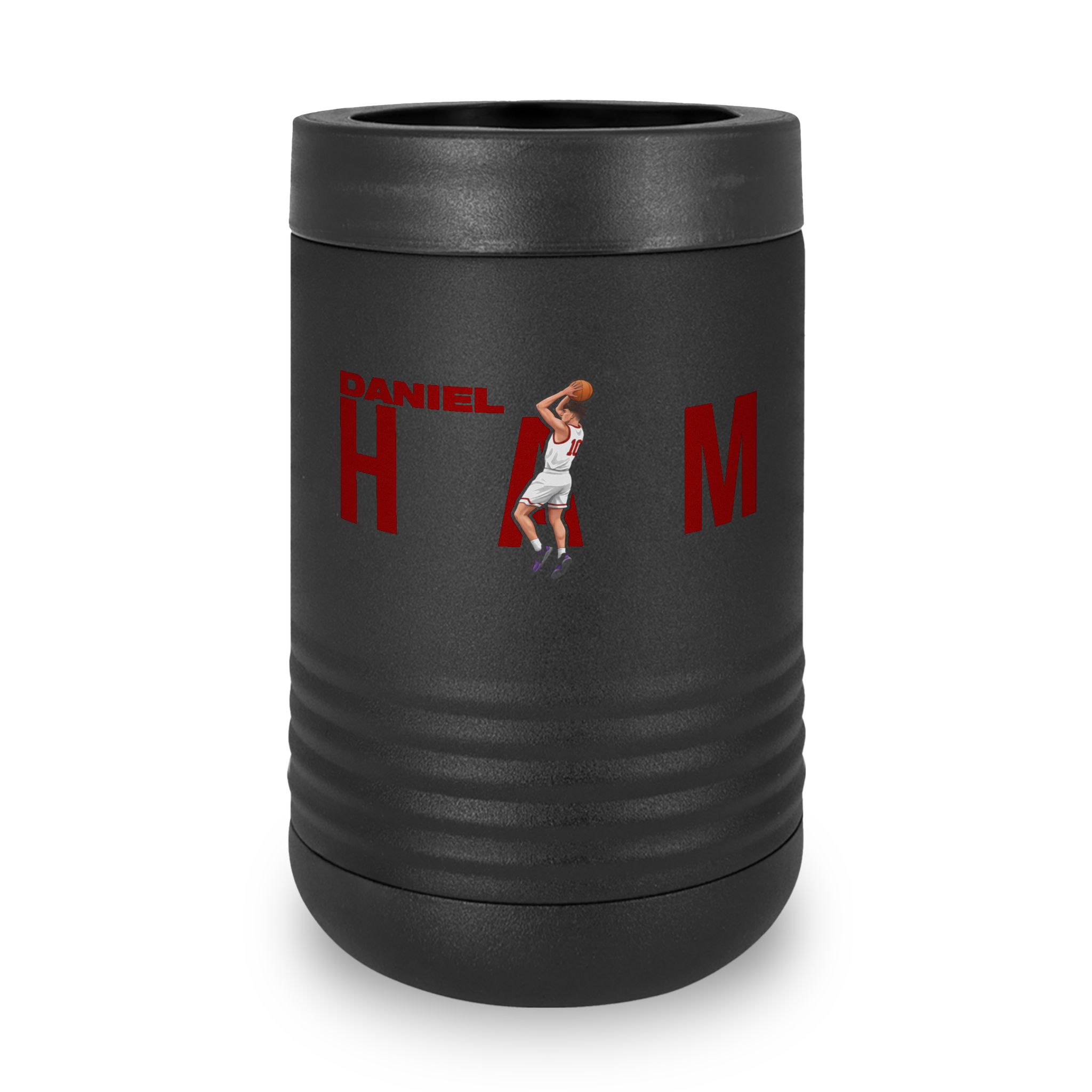 Stainless Can Cooler — character_player_name in Black