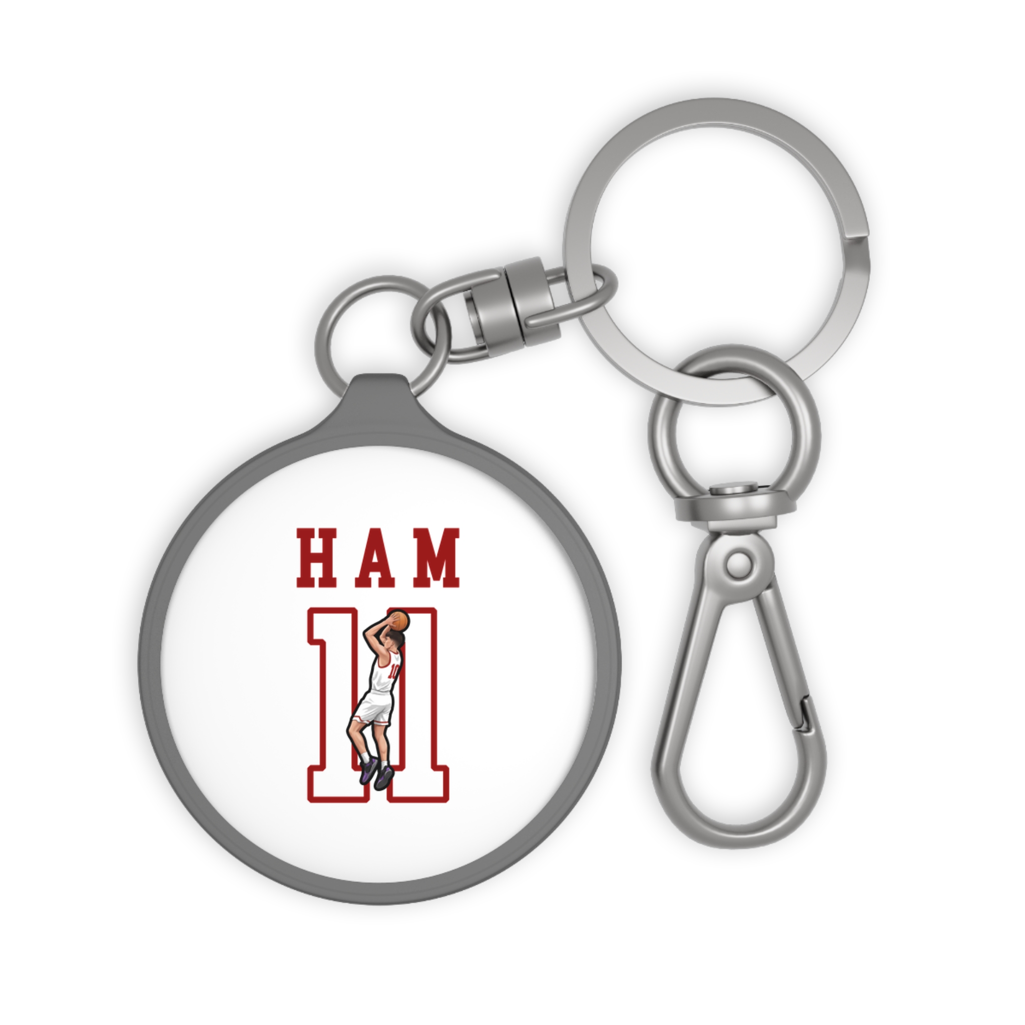 Keychain — character_shirsey in Grey