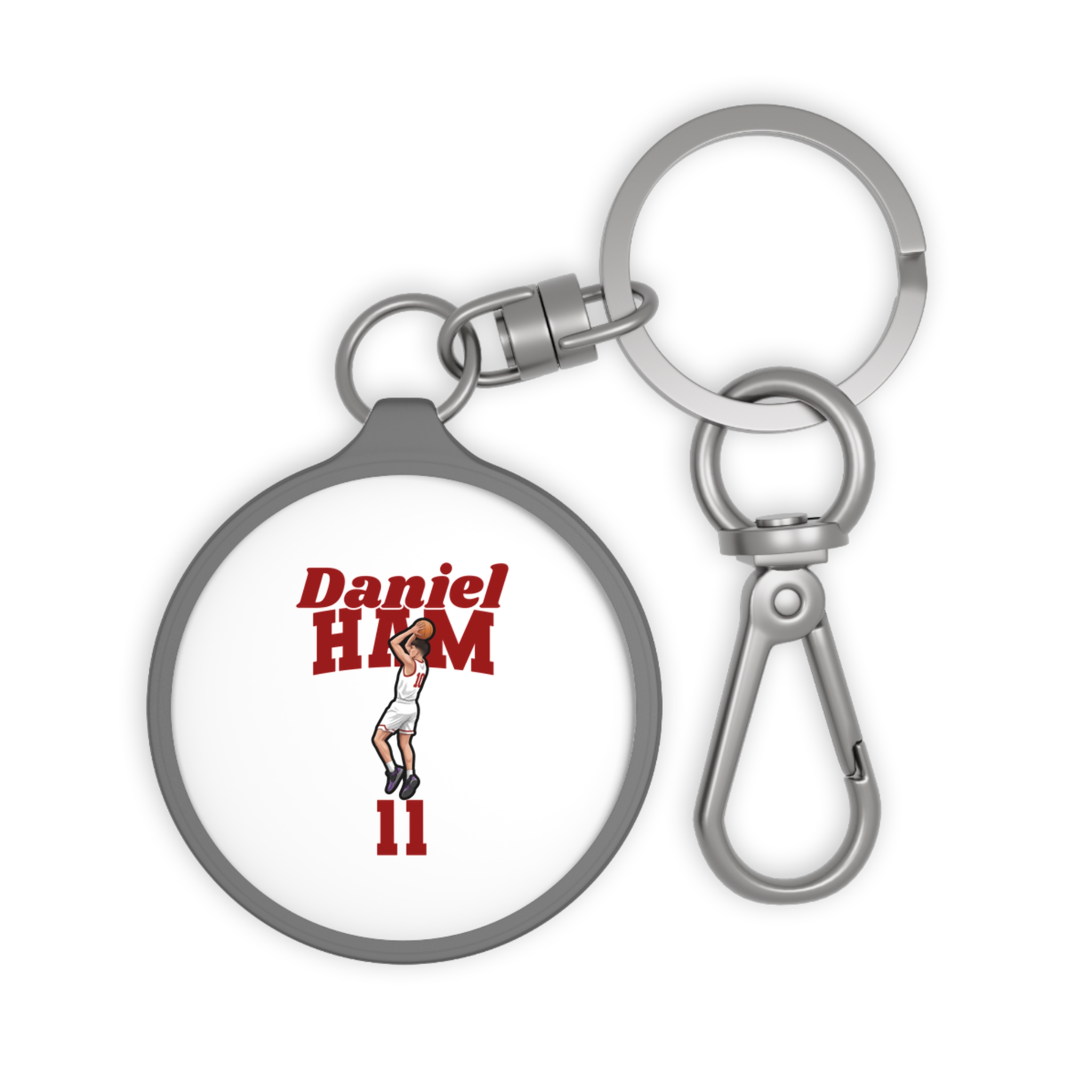 Keychain — character_signature_arch in Grey