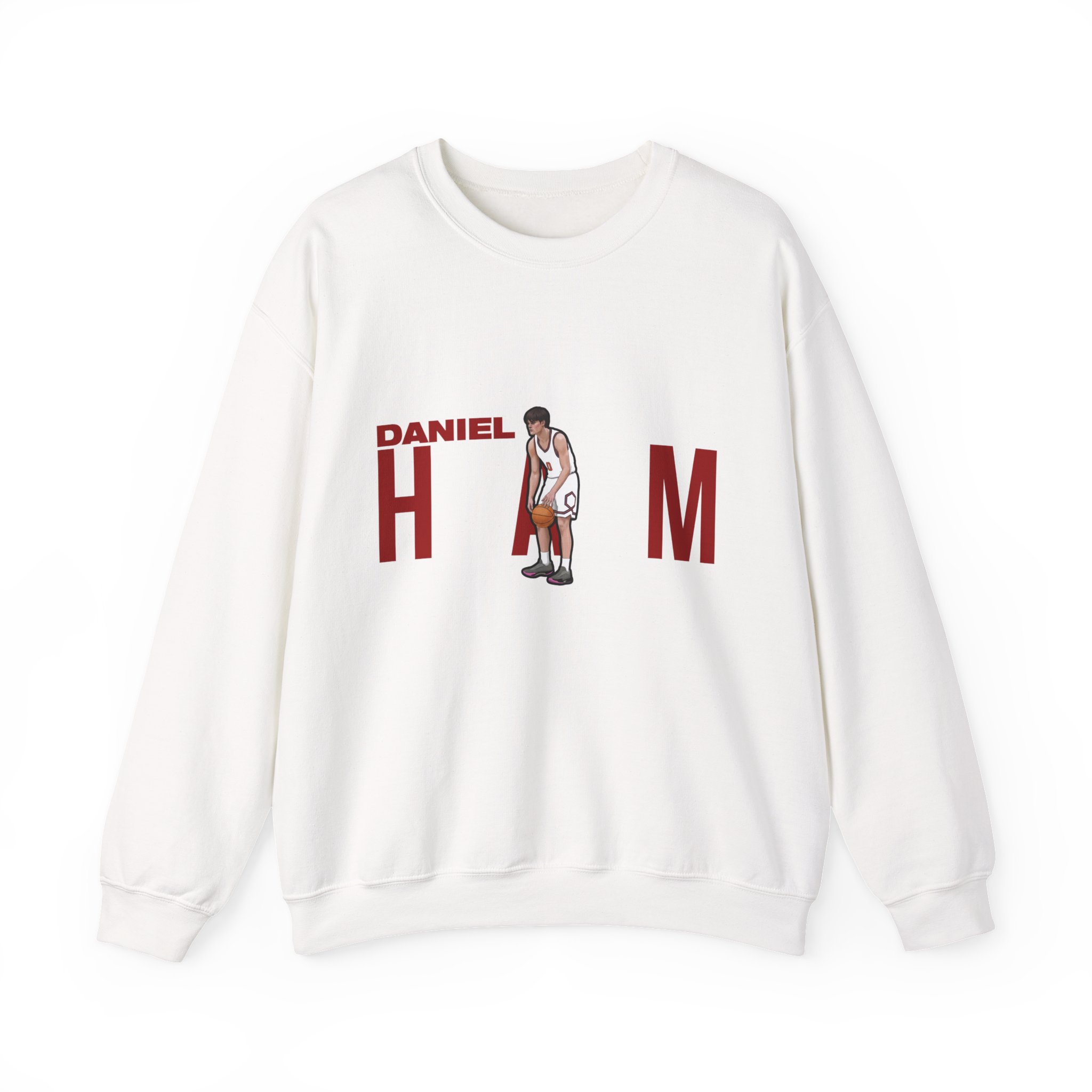 Crewneck Sweatshirt — character_player_name in White