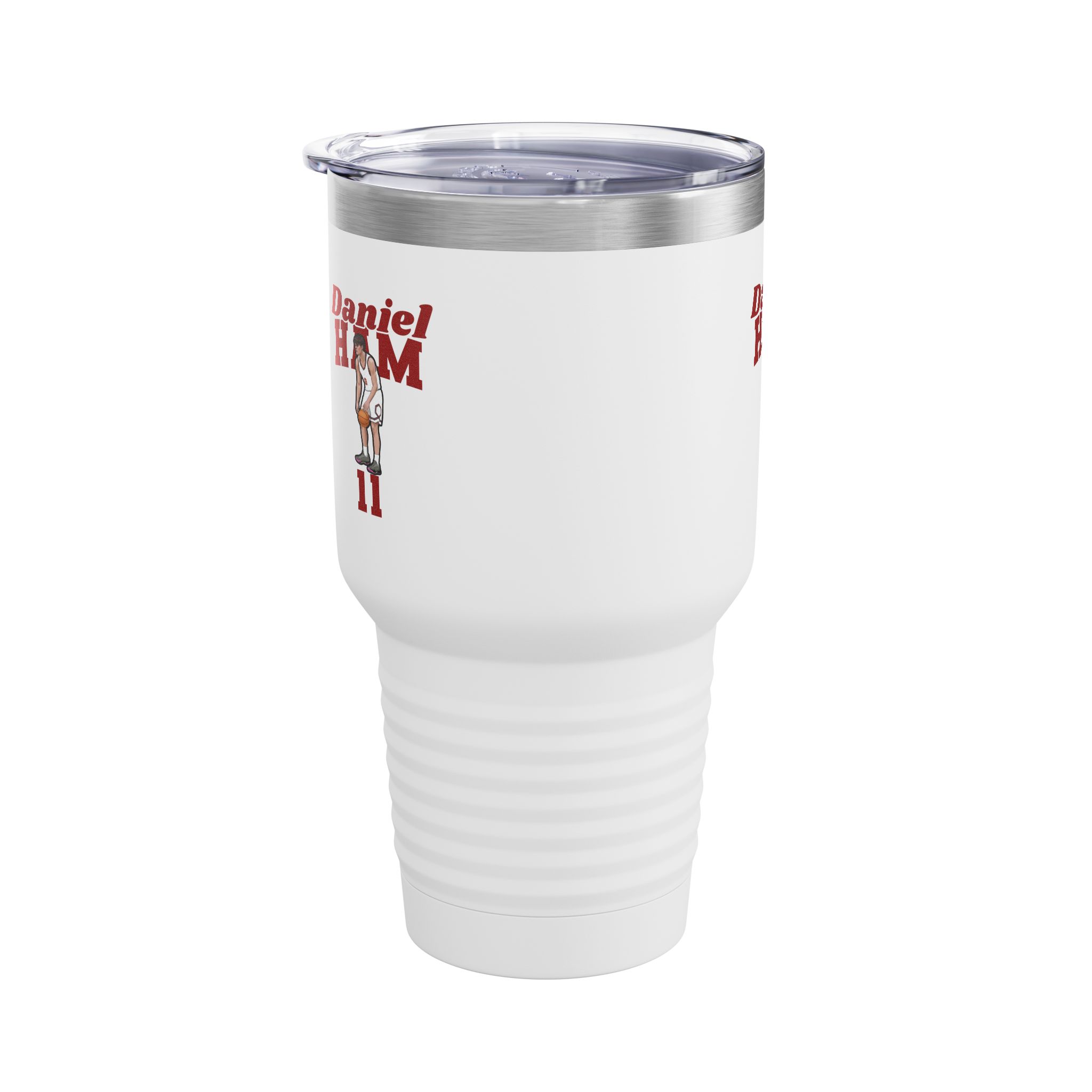 30oz Tumbler — character_signature_arch in White