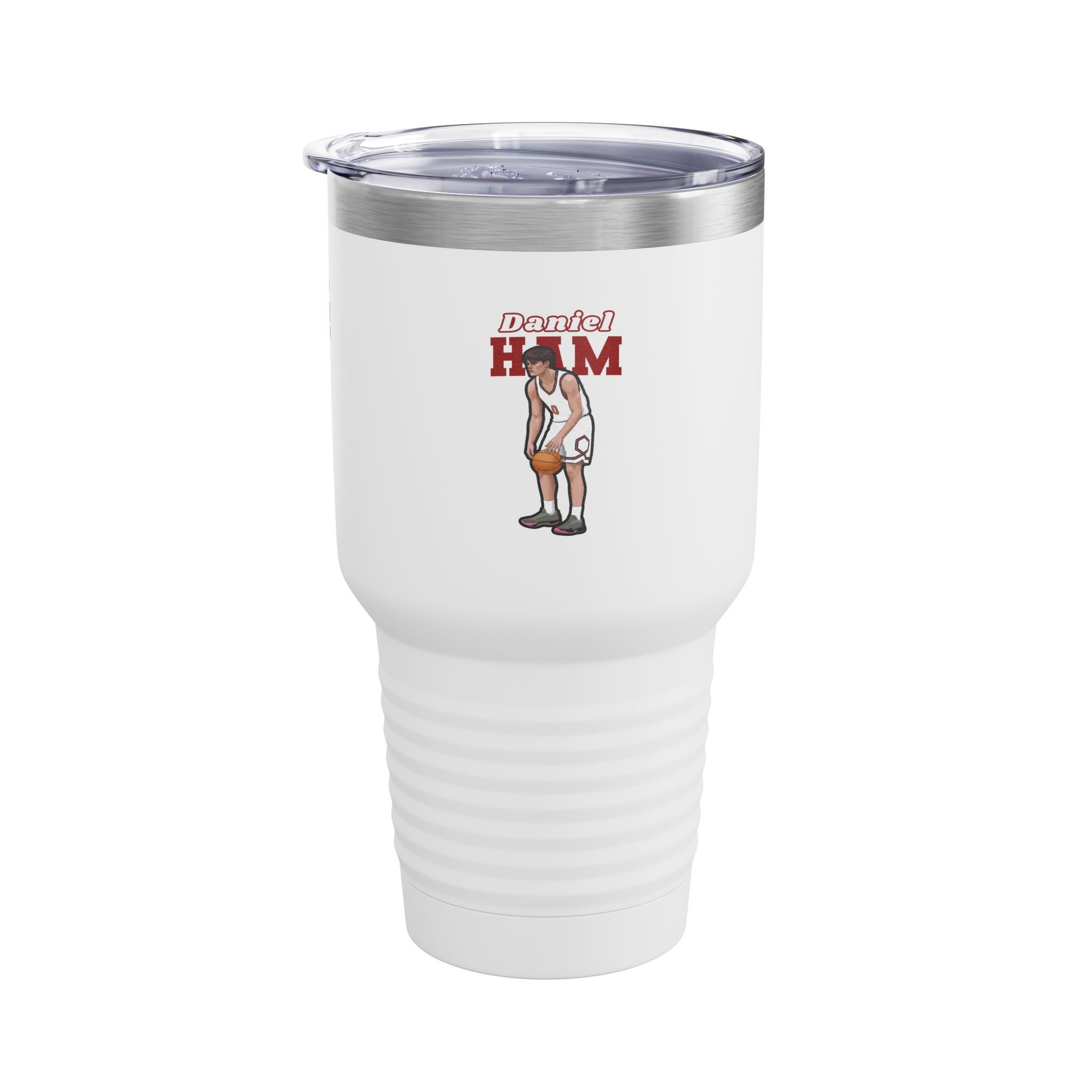 30oz Tumbler — character_name_arch in White