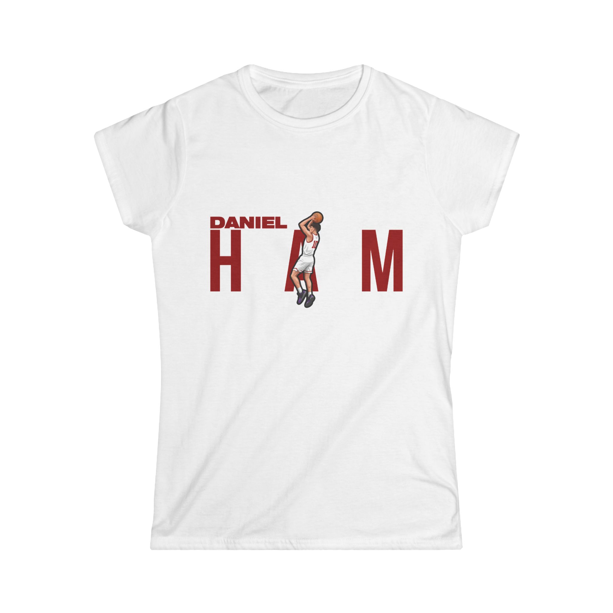 Women's Softstyle Tee — character_player_name in White