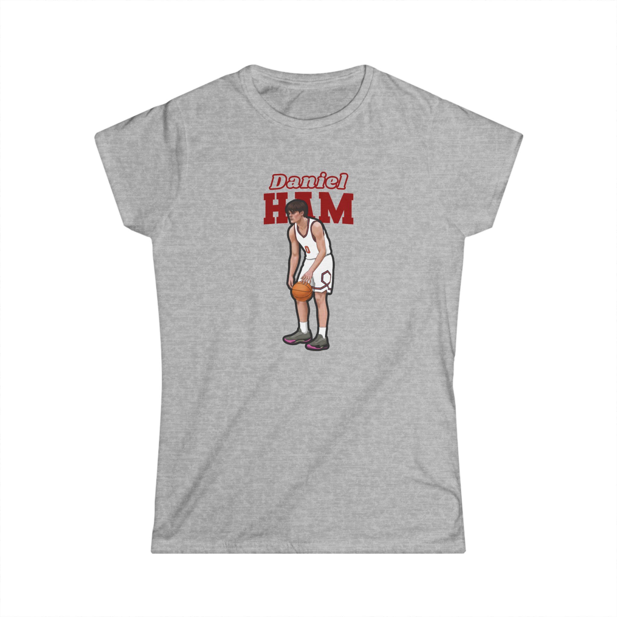 Women's Softstyle Tee — character_name_arch in Grey