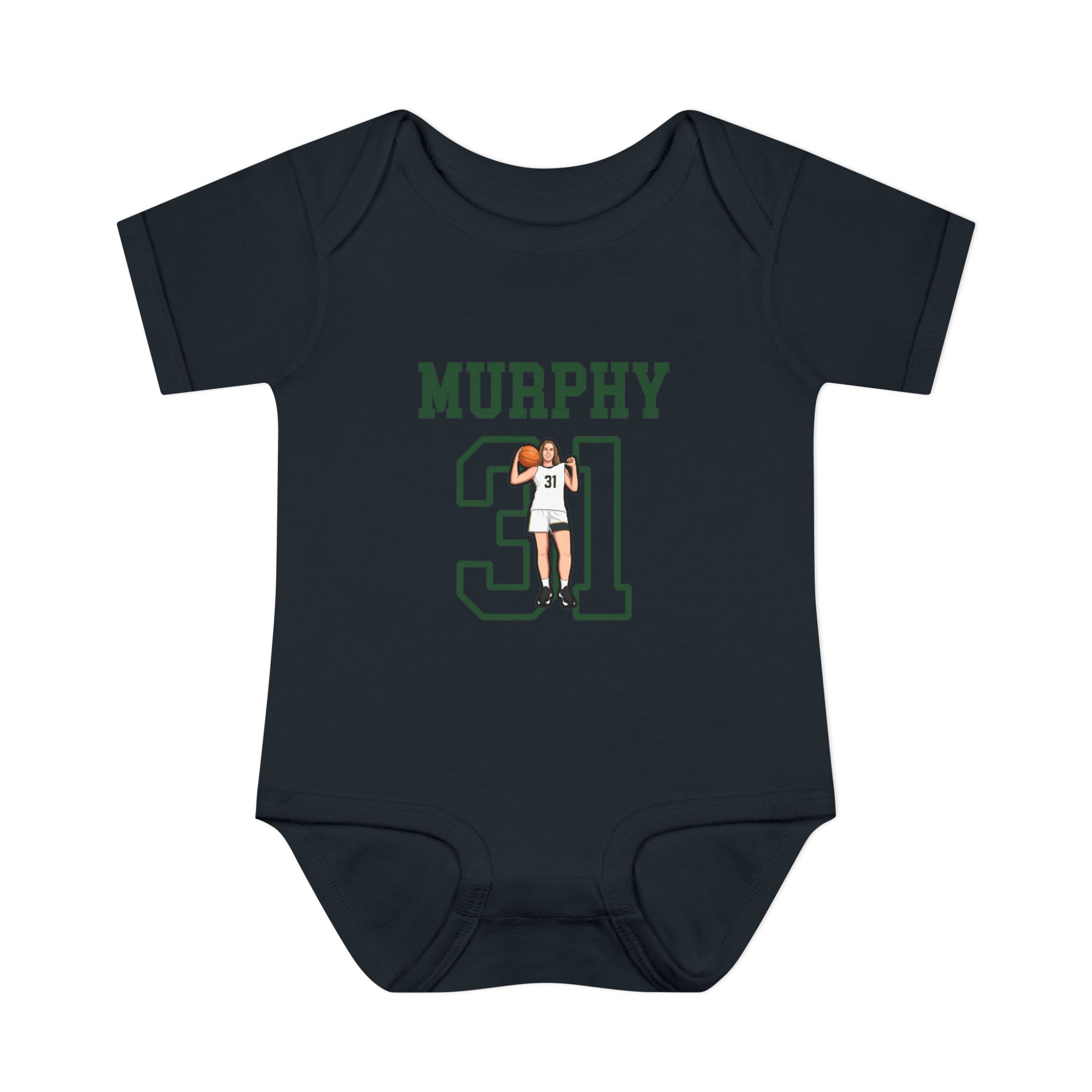 Baby Onesie — character_shirsey in Black