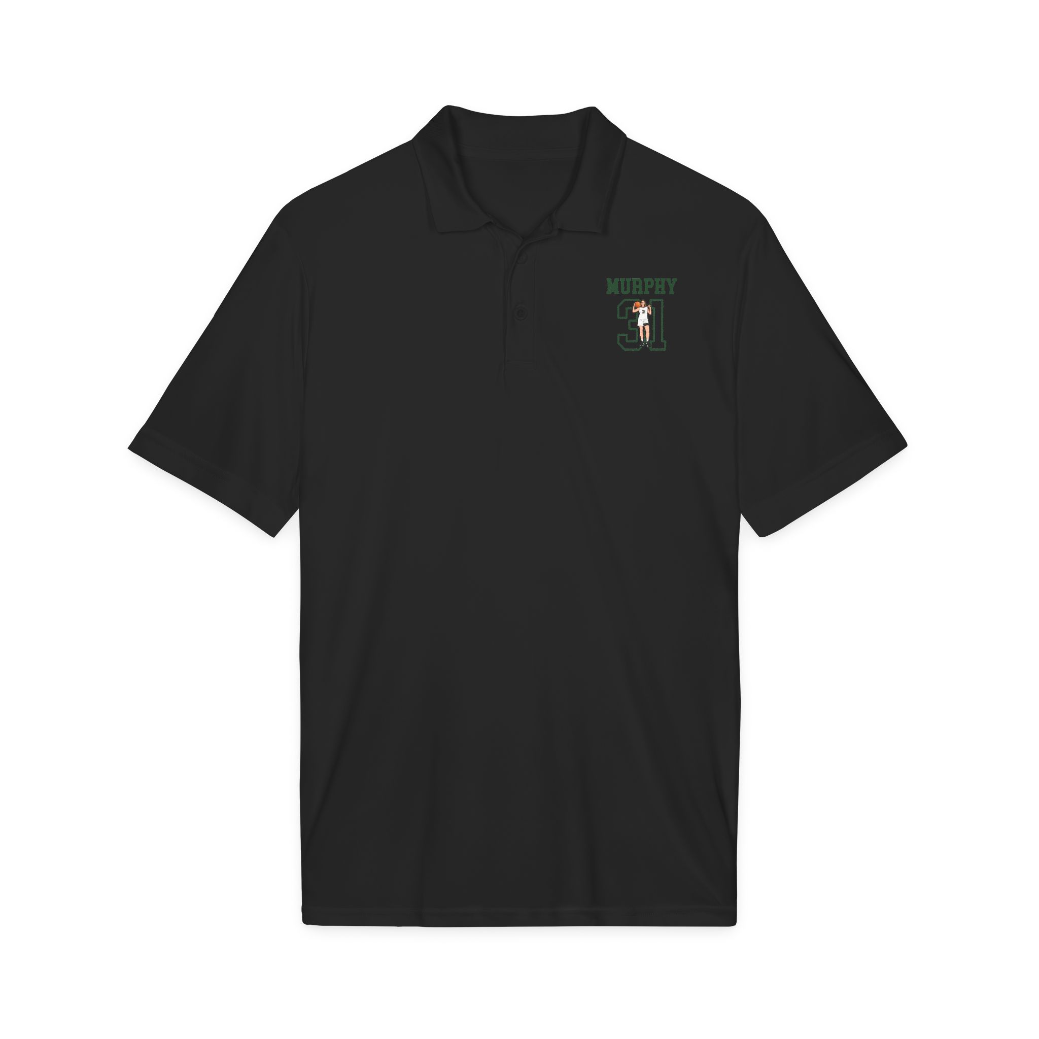 Polo — character_shirsey in Black