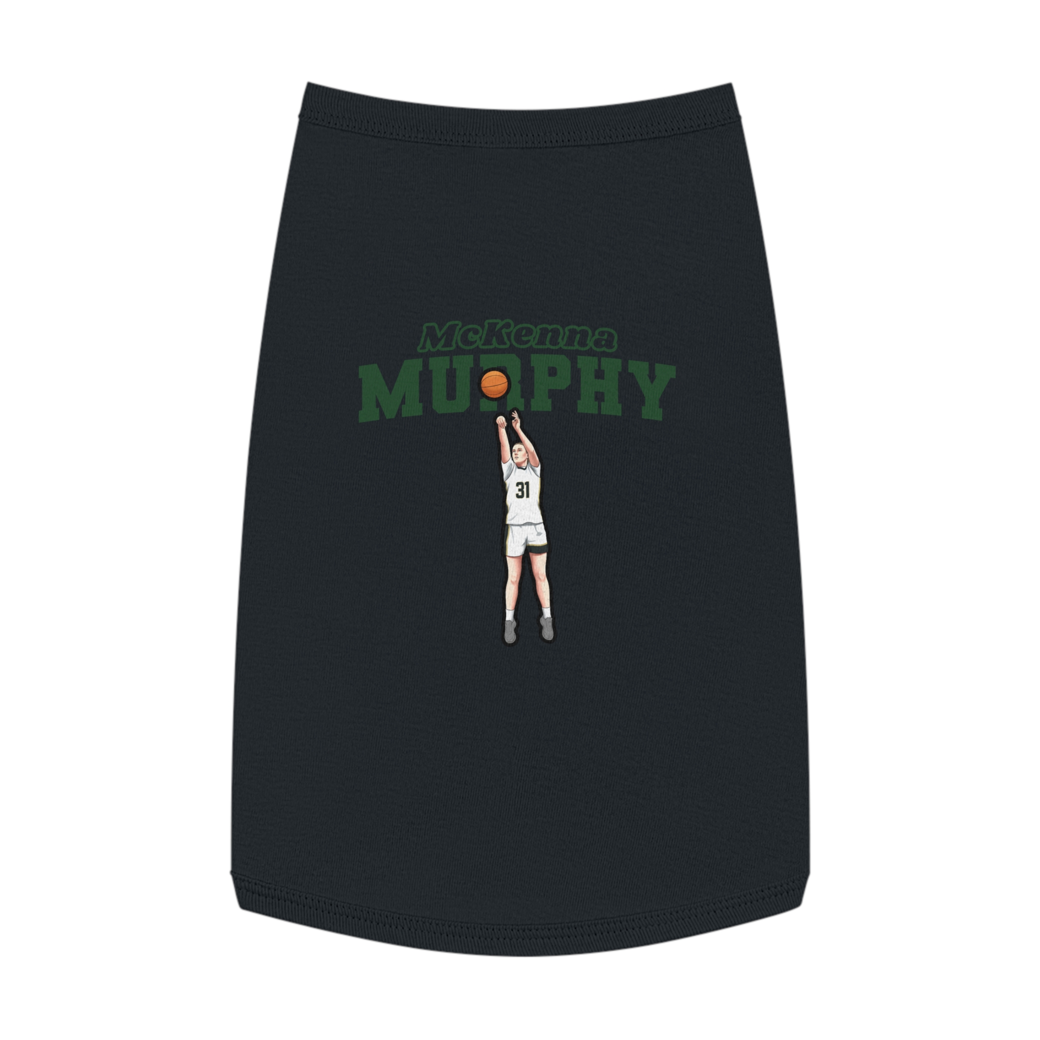 Pet Tank Top — character_name_arch in White
