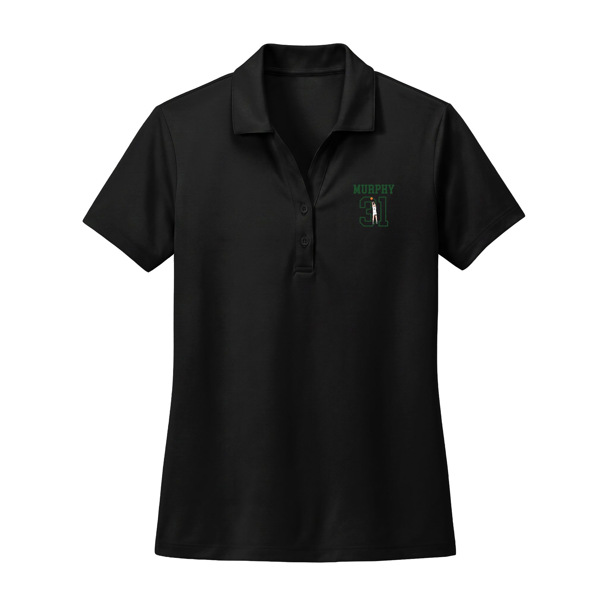 Women's Polo — character_shirsey in Black