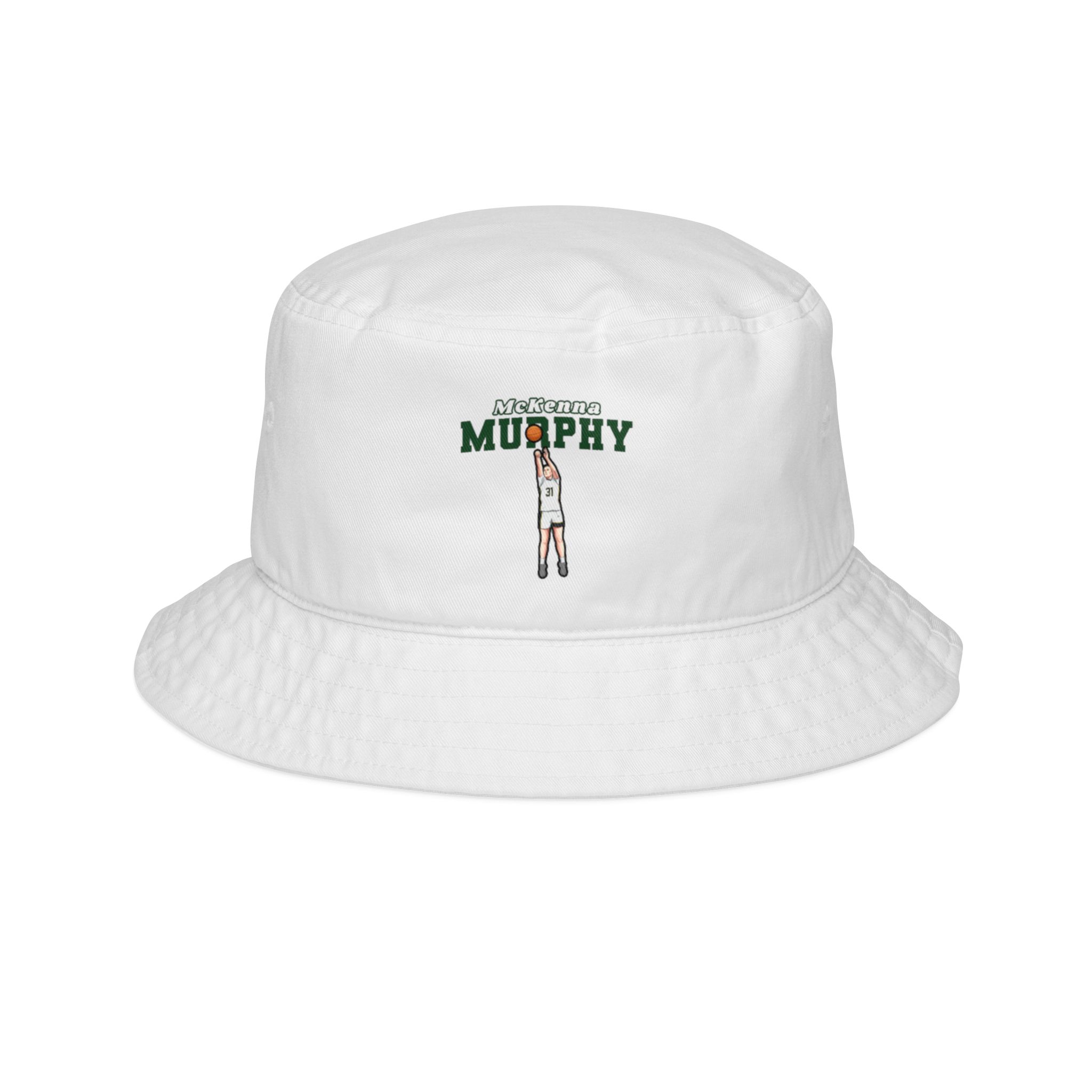 Bucket Hat — character_name_arch in White