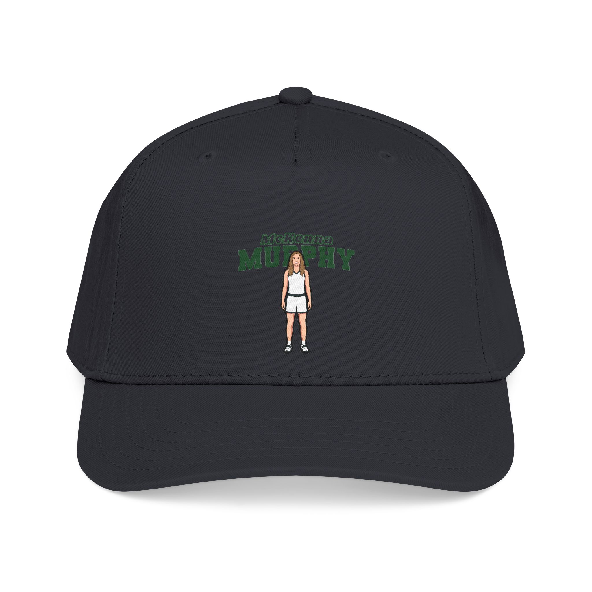Baseball Cap — character_name_arch in Black
