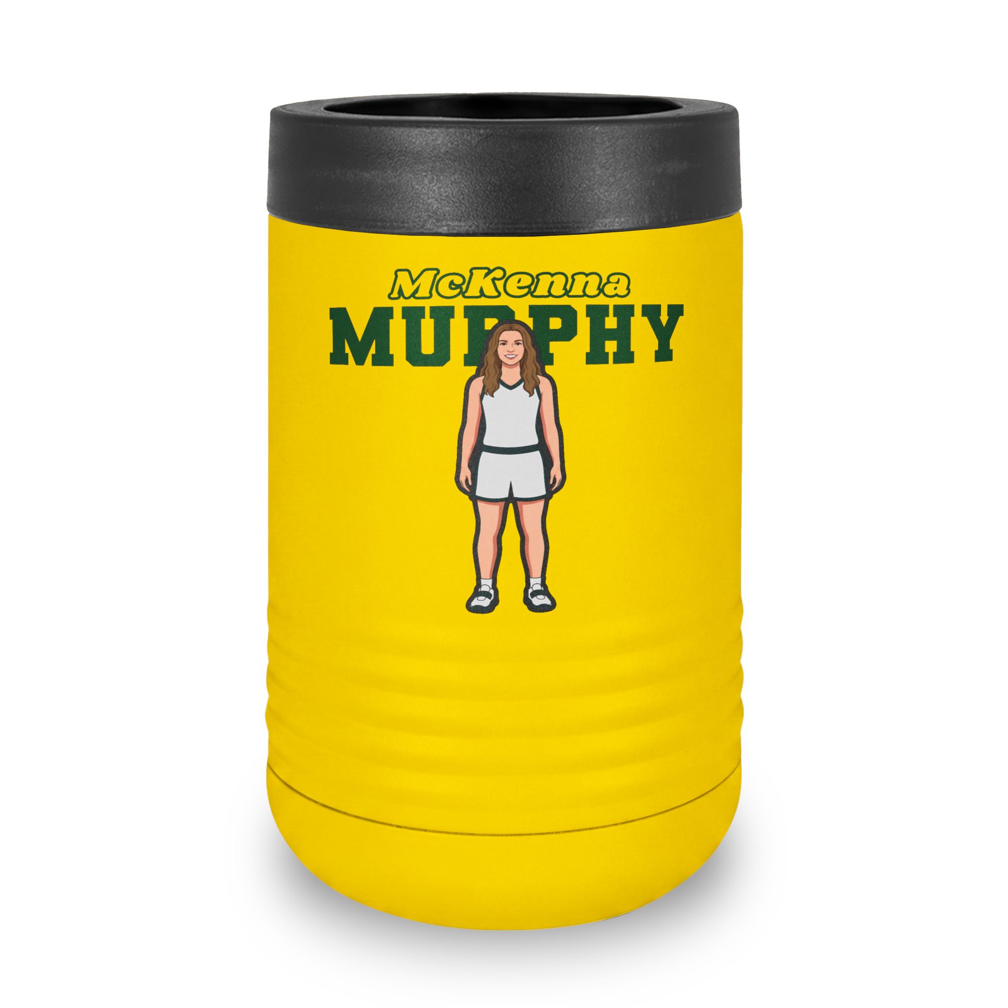 Stainless Can Cooler — character_name_arch in Yellow