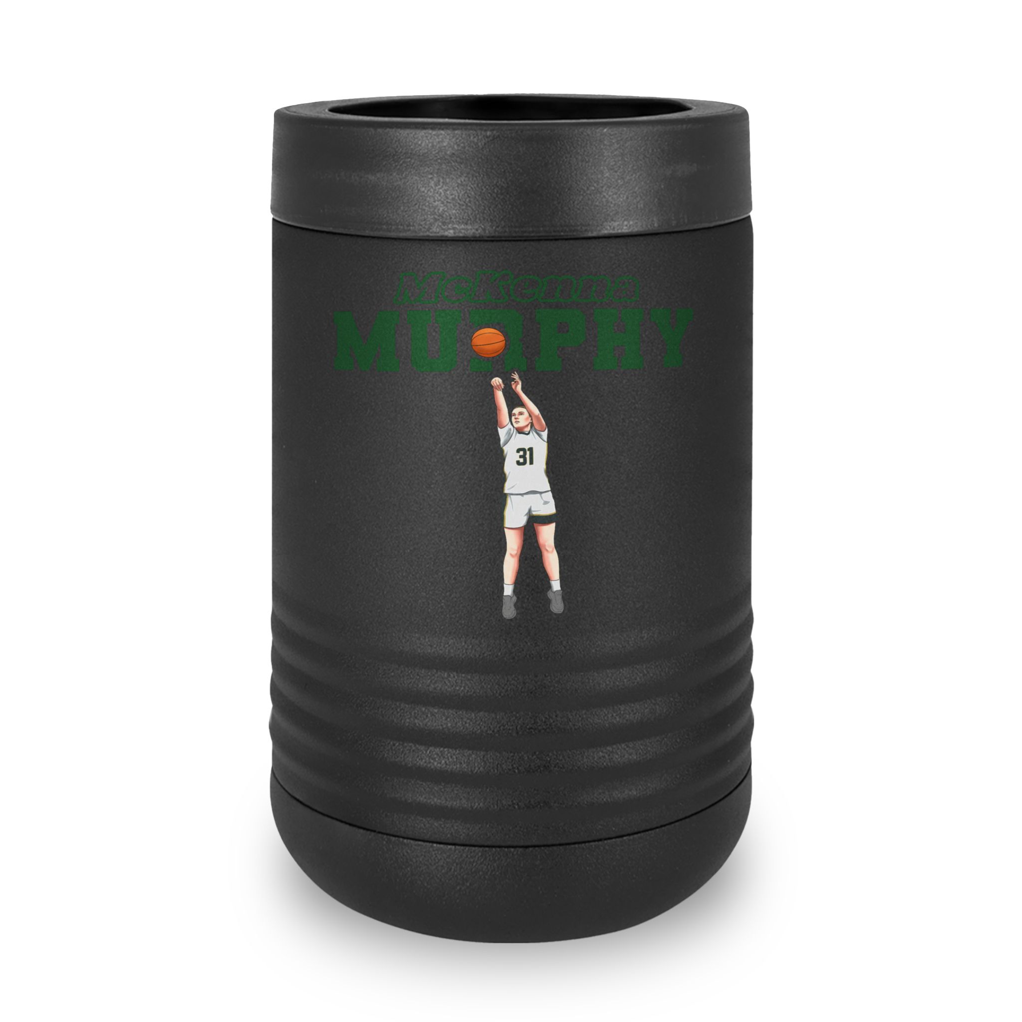 Stainless Can Cooler — character_name_arch in Black