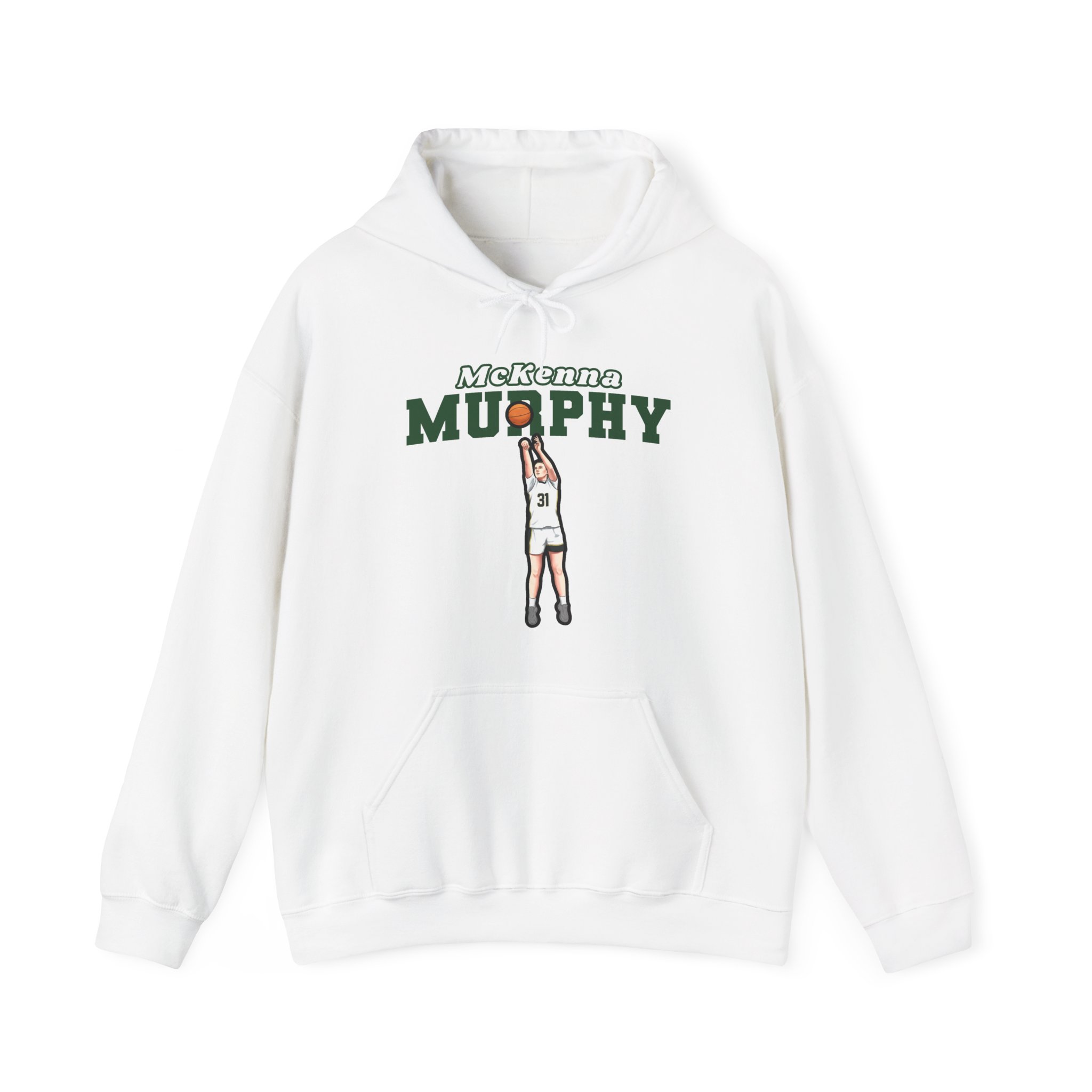 Hoodie — character_name_arch in White