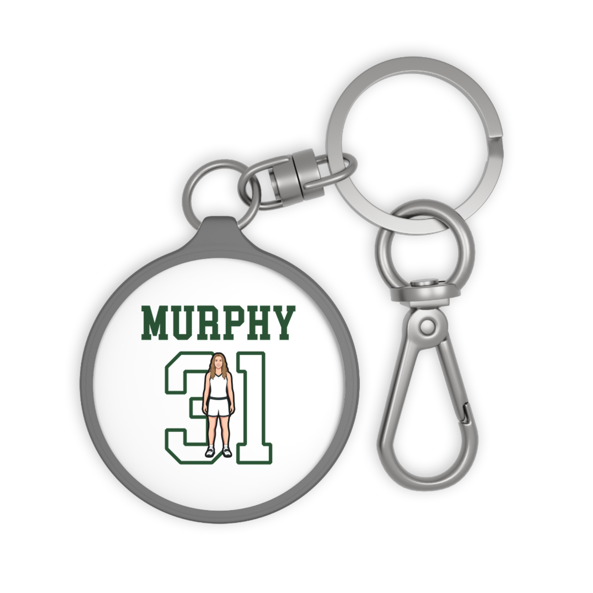 Keychain — character_shirsey in Grey