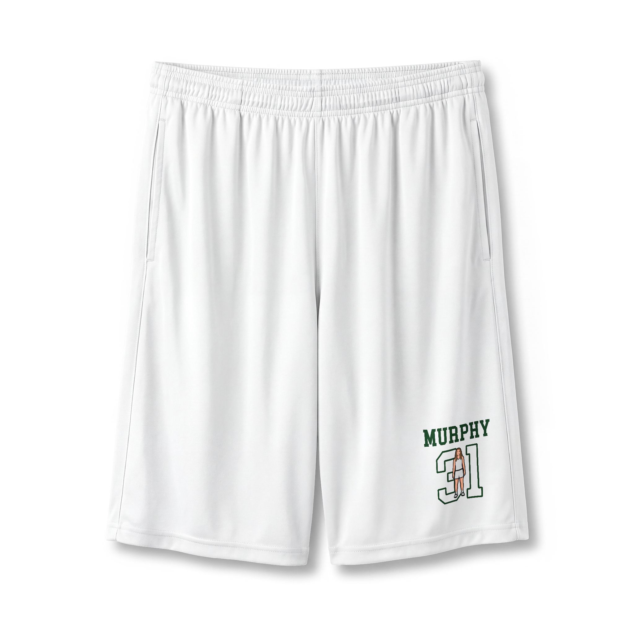 Shorts — character_shirsey in White