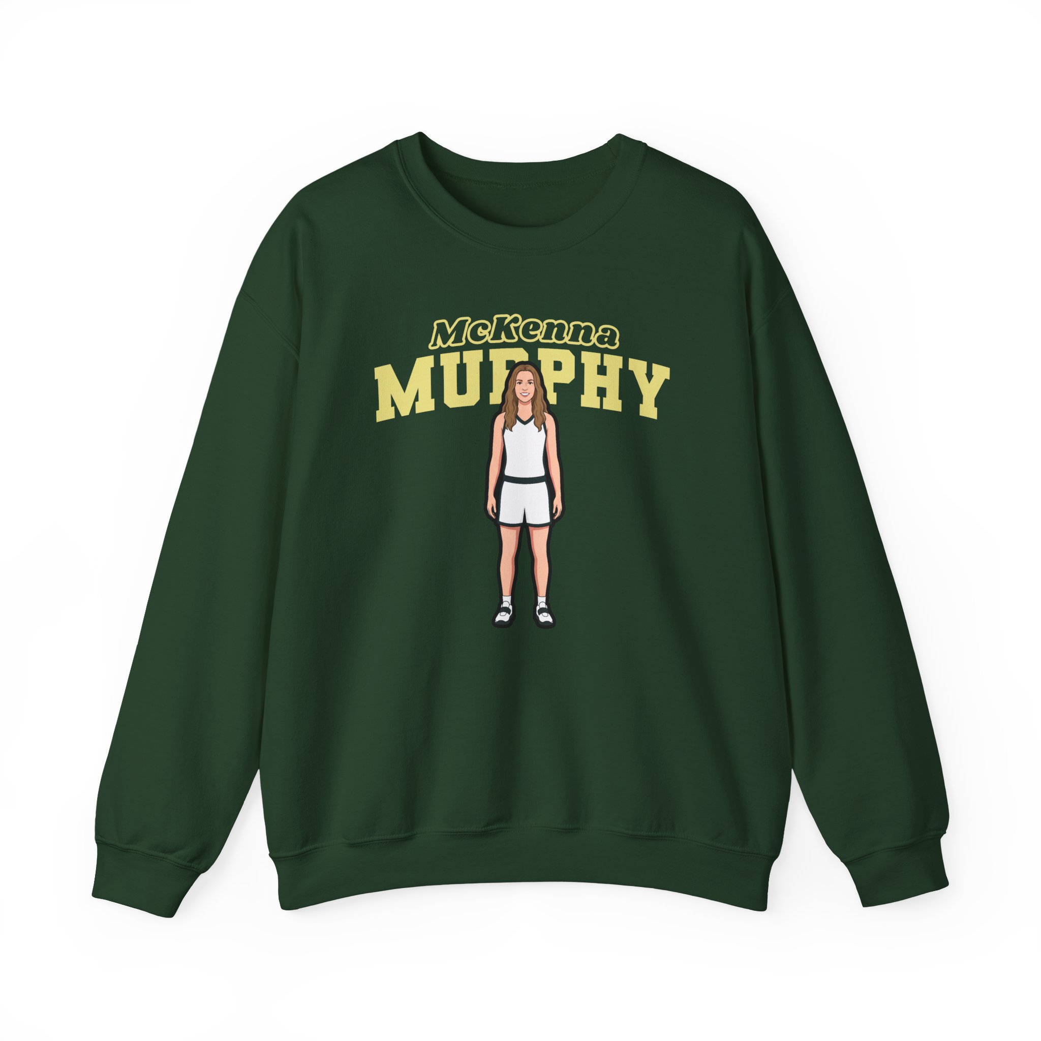 Crewneck Sweatshirt — character_name_arch in Green