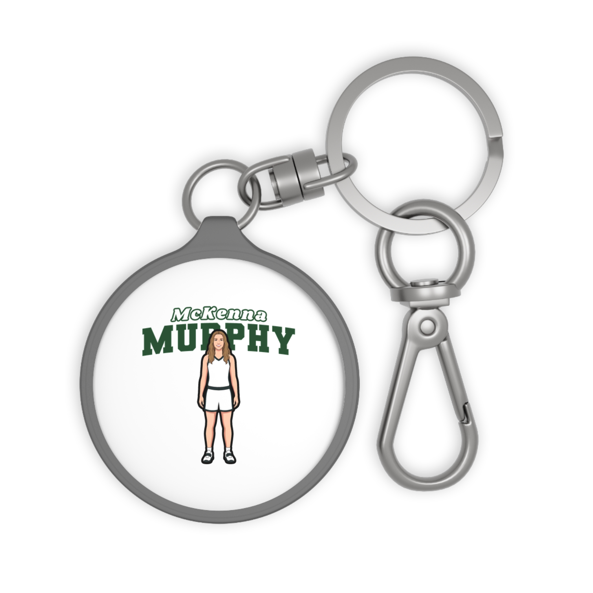 Keychain — character_name_arch in Grey